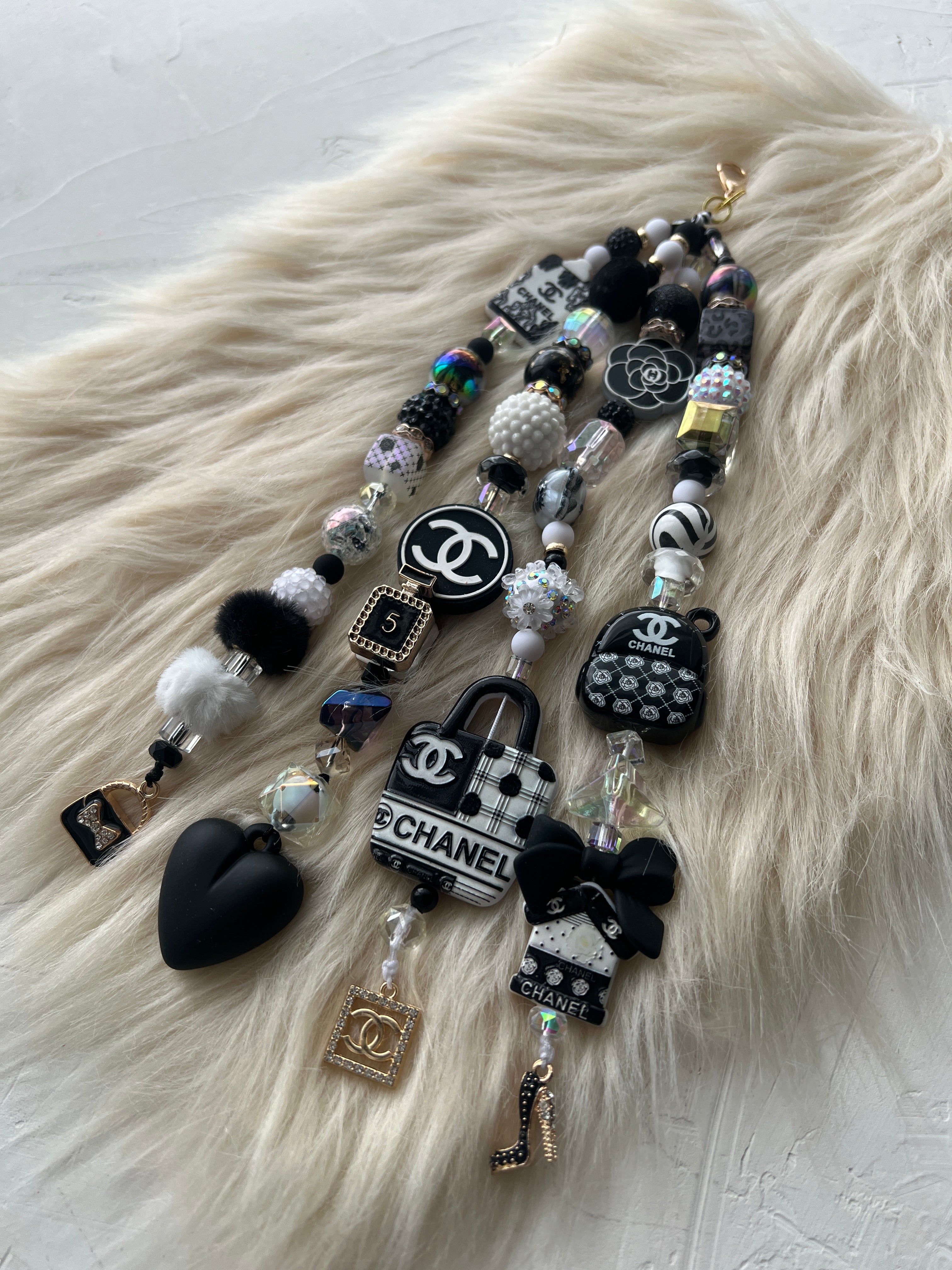 4-Strand Luxe Charm | Statement Planner & Purse Charm