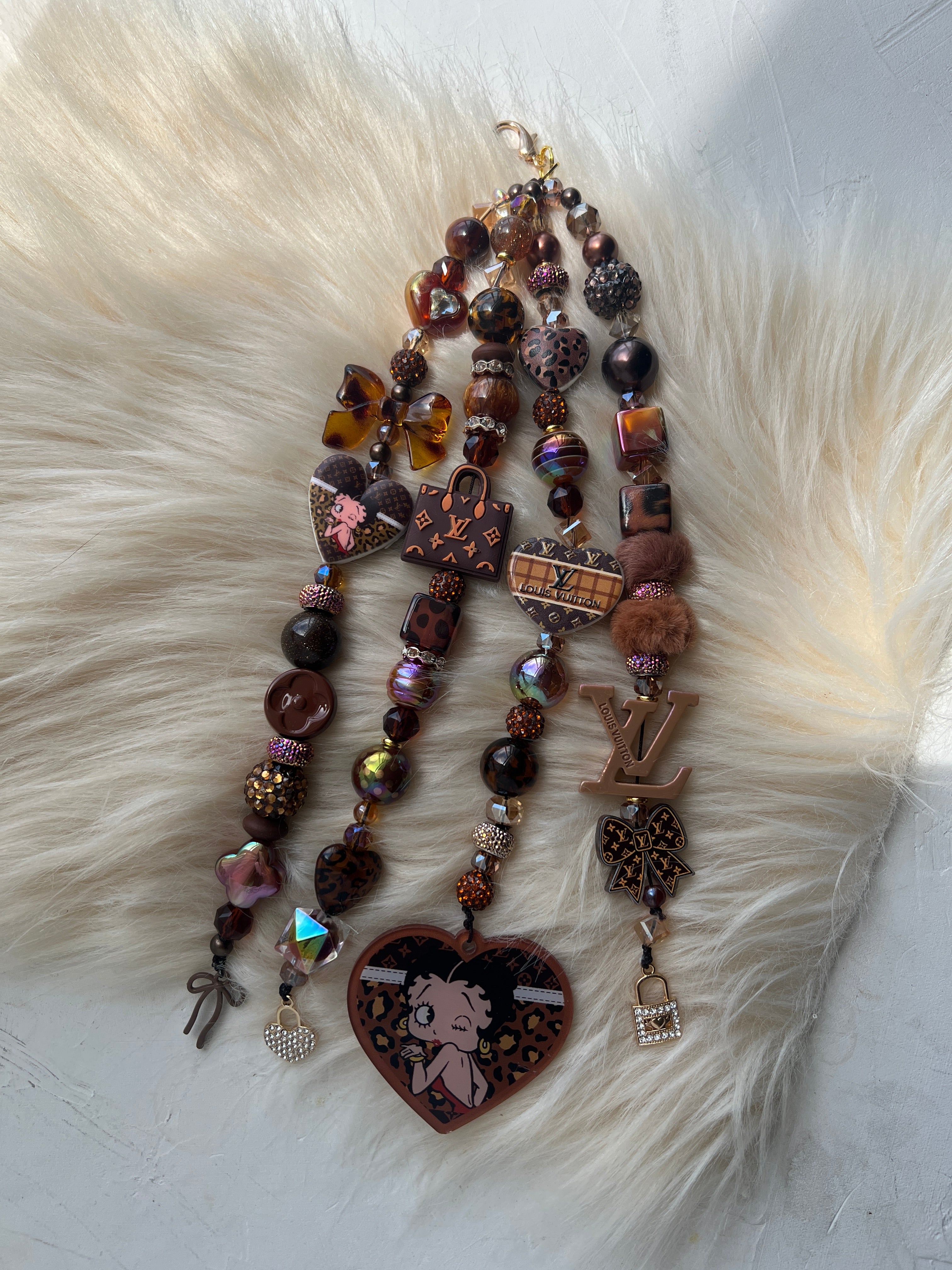 4-Strand Luxe Charm | Statement Planner & Purse Charm