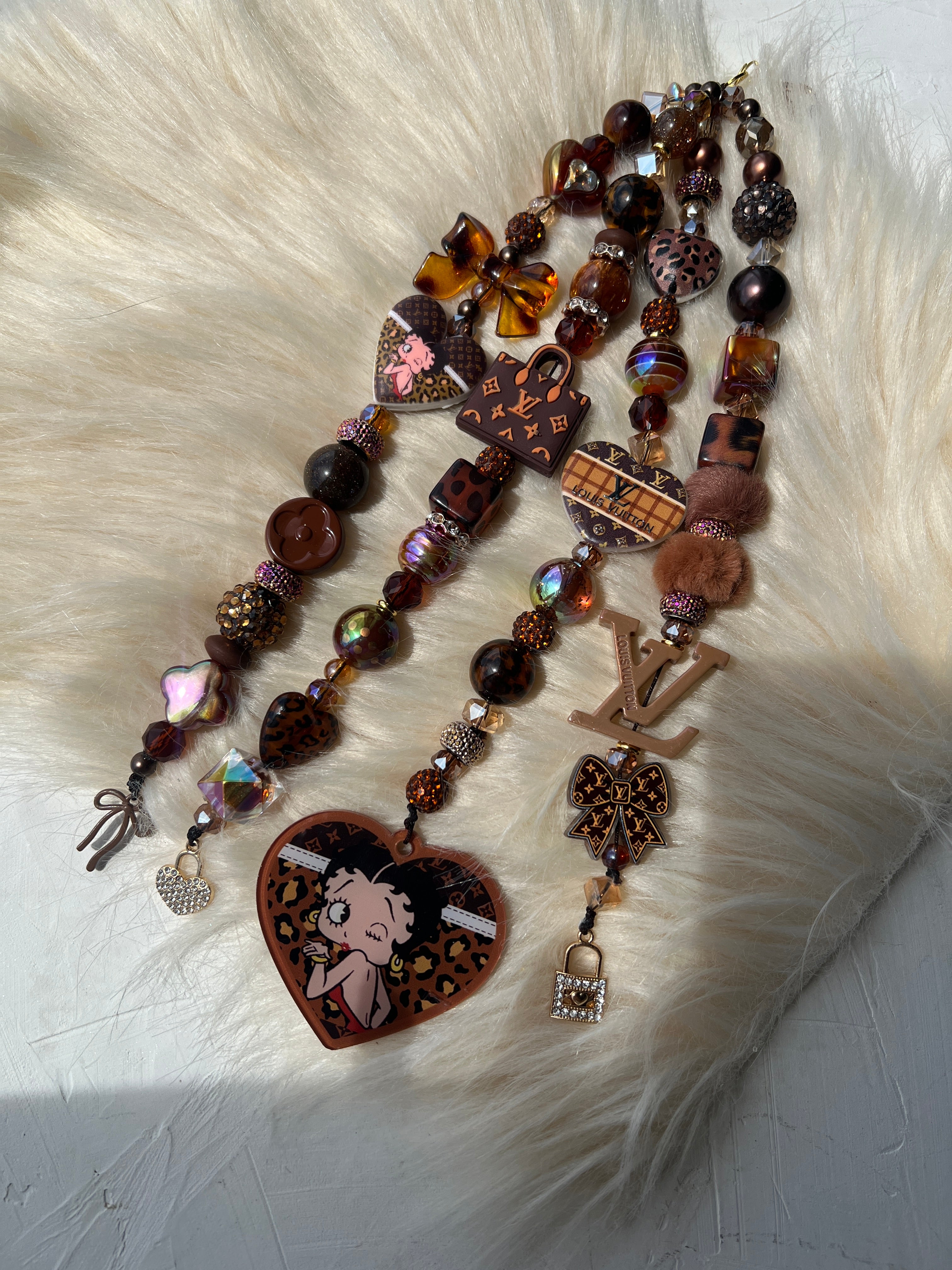 4-Strand Luxe Charm | Statement Planner & Purse Charm