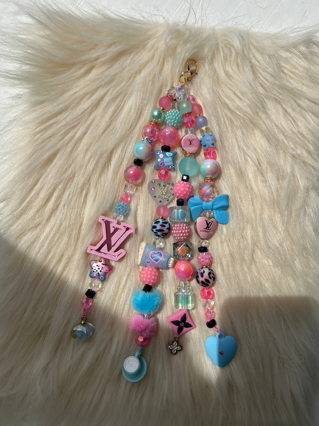 4-Strand Luxe Charm | Statement Planner & Purse Charm