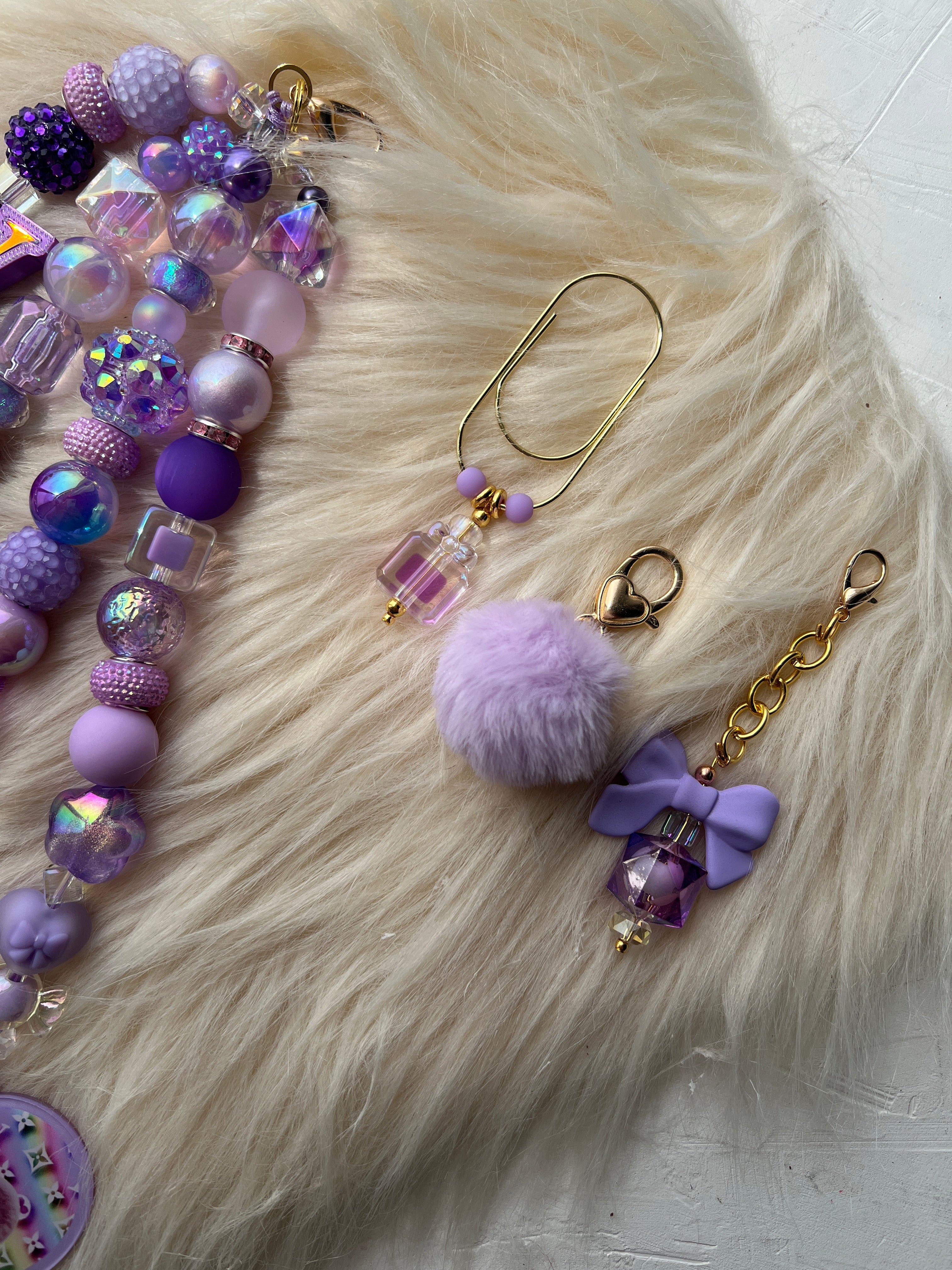 4-Strand Luxe Charm | Statement Planner & Purse Charm