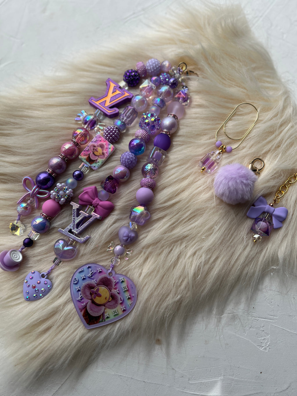 4-Strand Luxe Charm | Statement Planner & Purse Charm