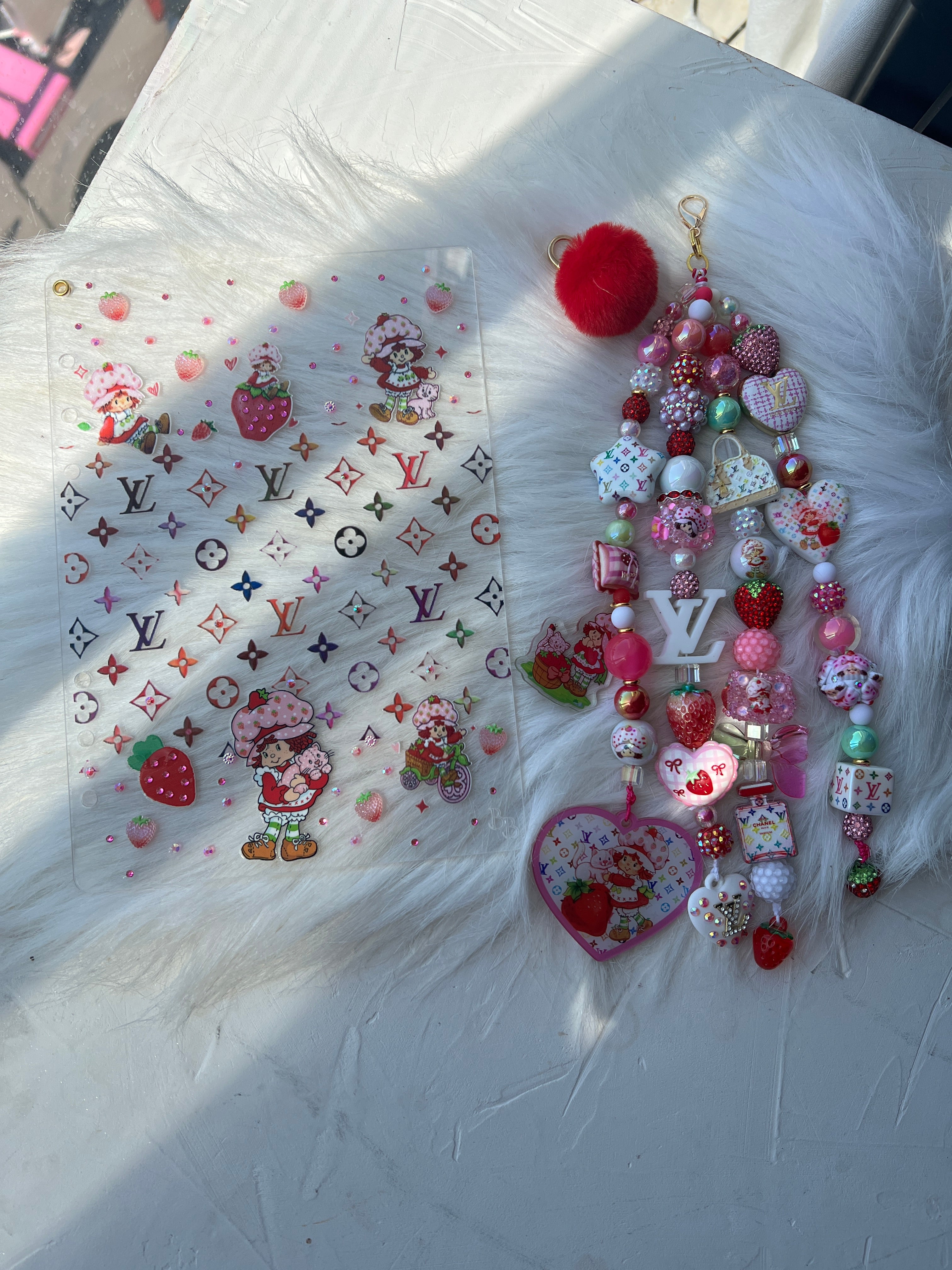 Bling Charm Anchor™ A5 Acrylic Dashboard Set + Matching Luxe Charm | Layered Planner Accessory | Blessed & Blinged Studio