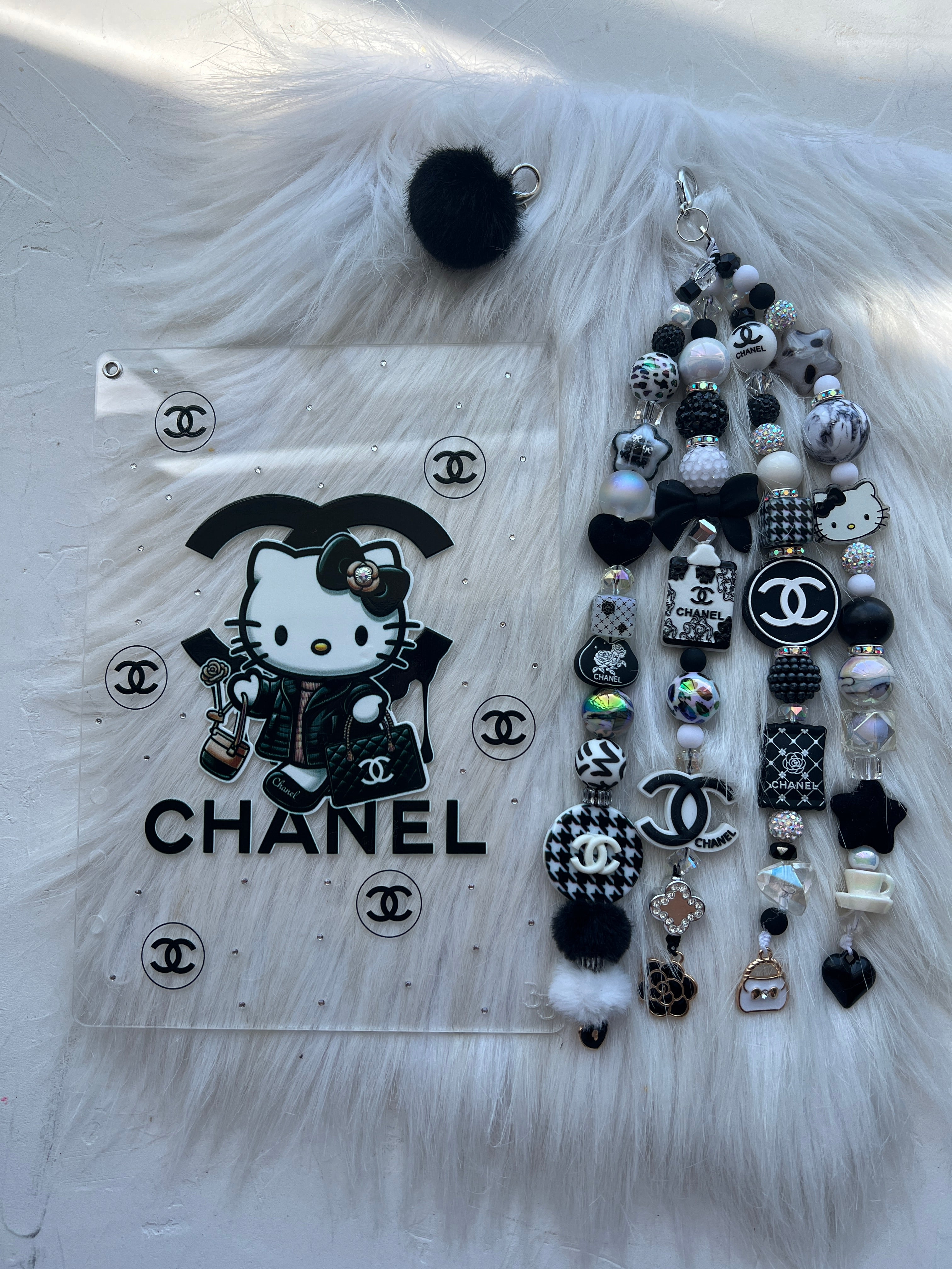 Bling Charm Anchor™ A5 Acrylic Dashboard Set + Matching Luxe Charm | Layered Planner Accessory | Blessed & Blinged Studio