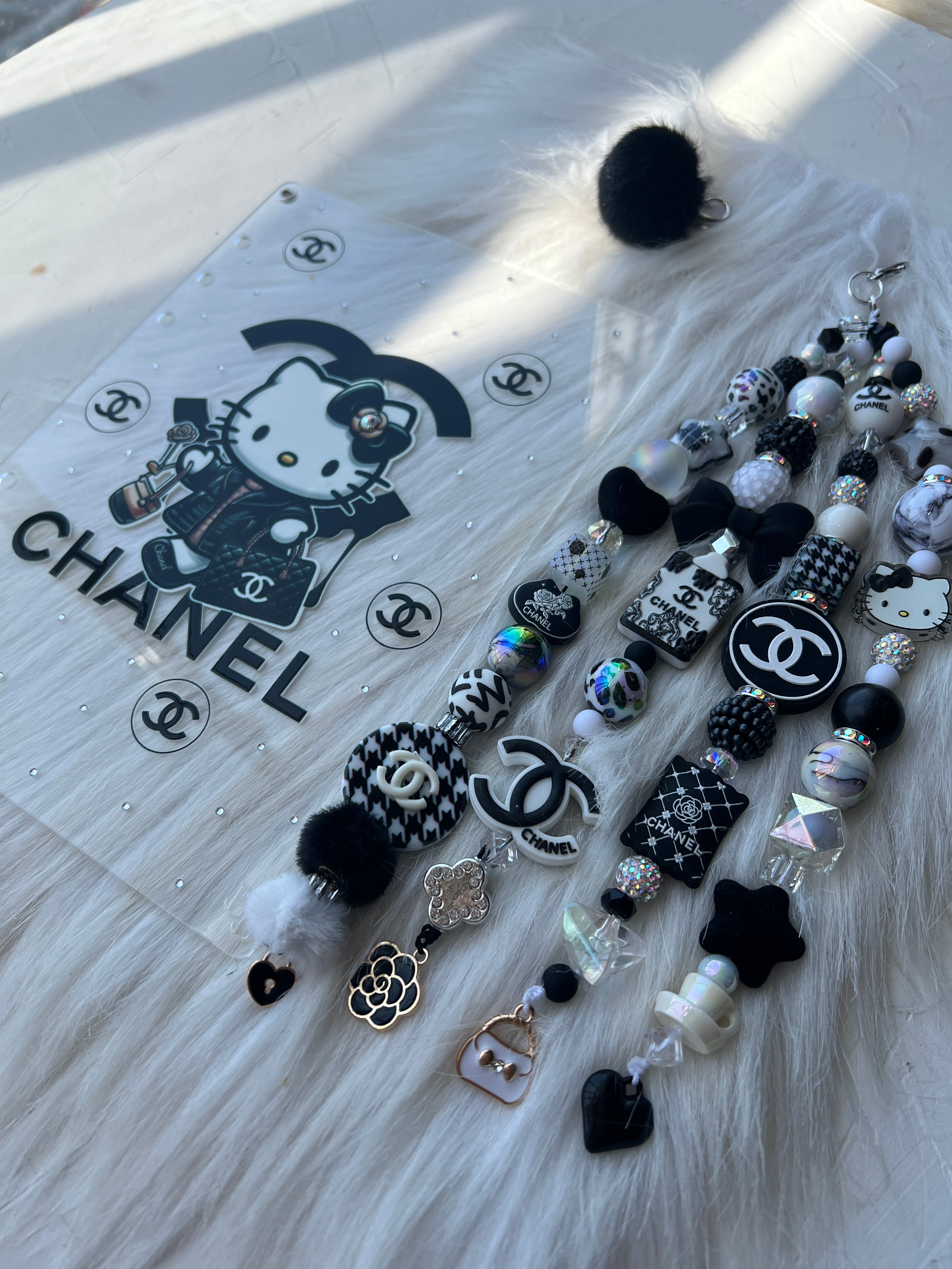 Bling Charm Anchor™ A5 Acrylic Dashboard Set + Matching Luxe Charm | Layered Planner Accessory | Blessed & Blinged Studio