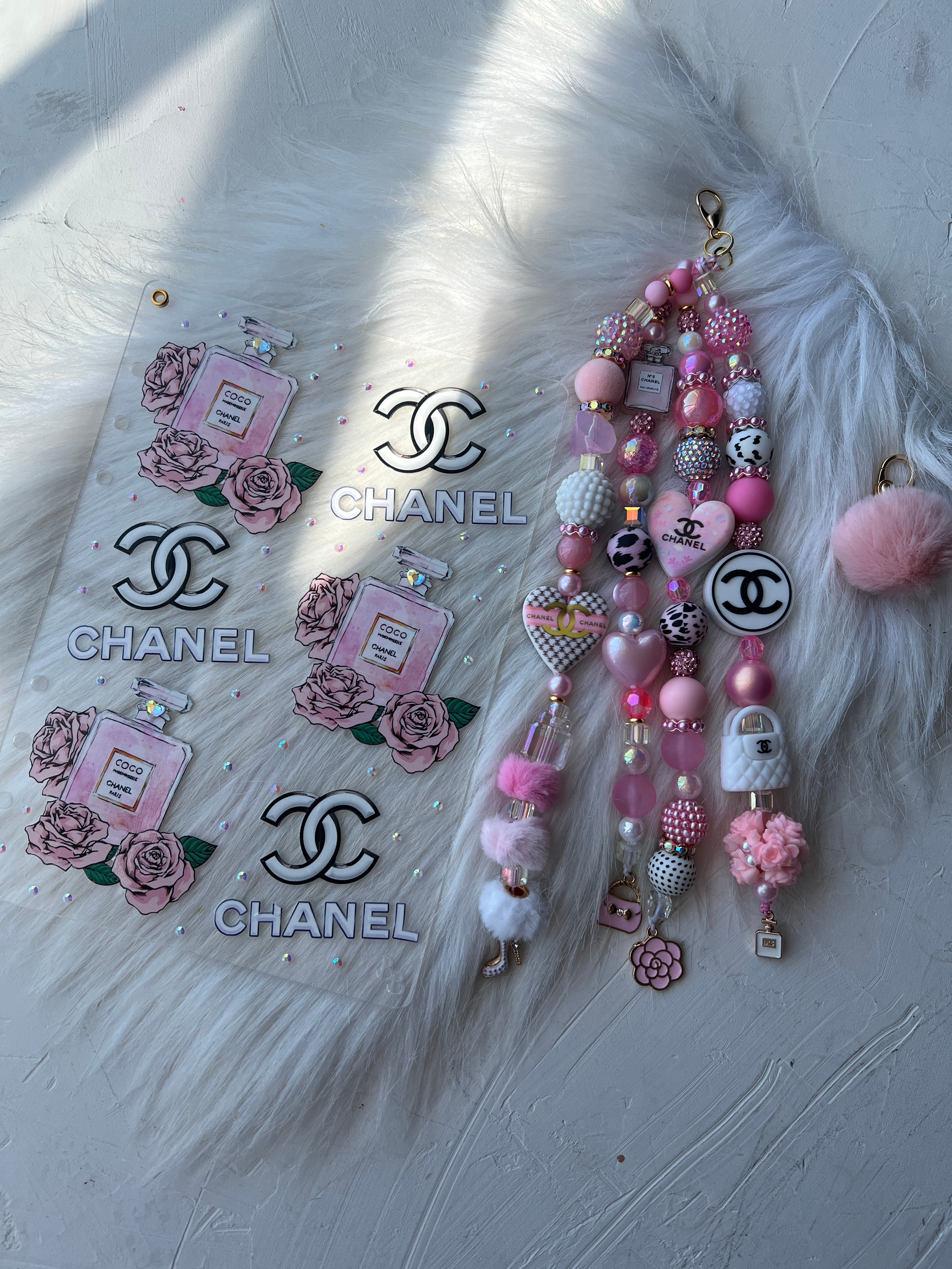 Bling Charm Anchor™ A5 Acrylic Dashboard Set + Matching Luxe Charm | Layered Planner Accessory | Blessed & Blinged Studio