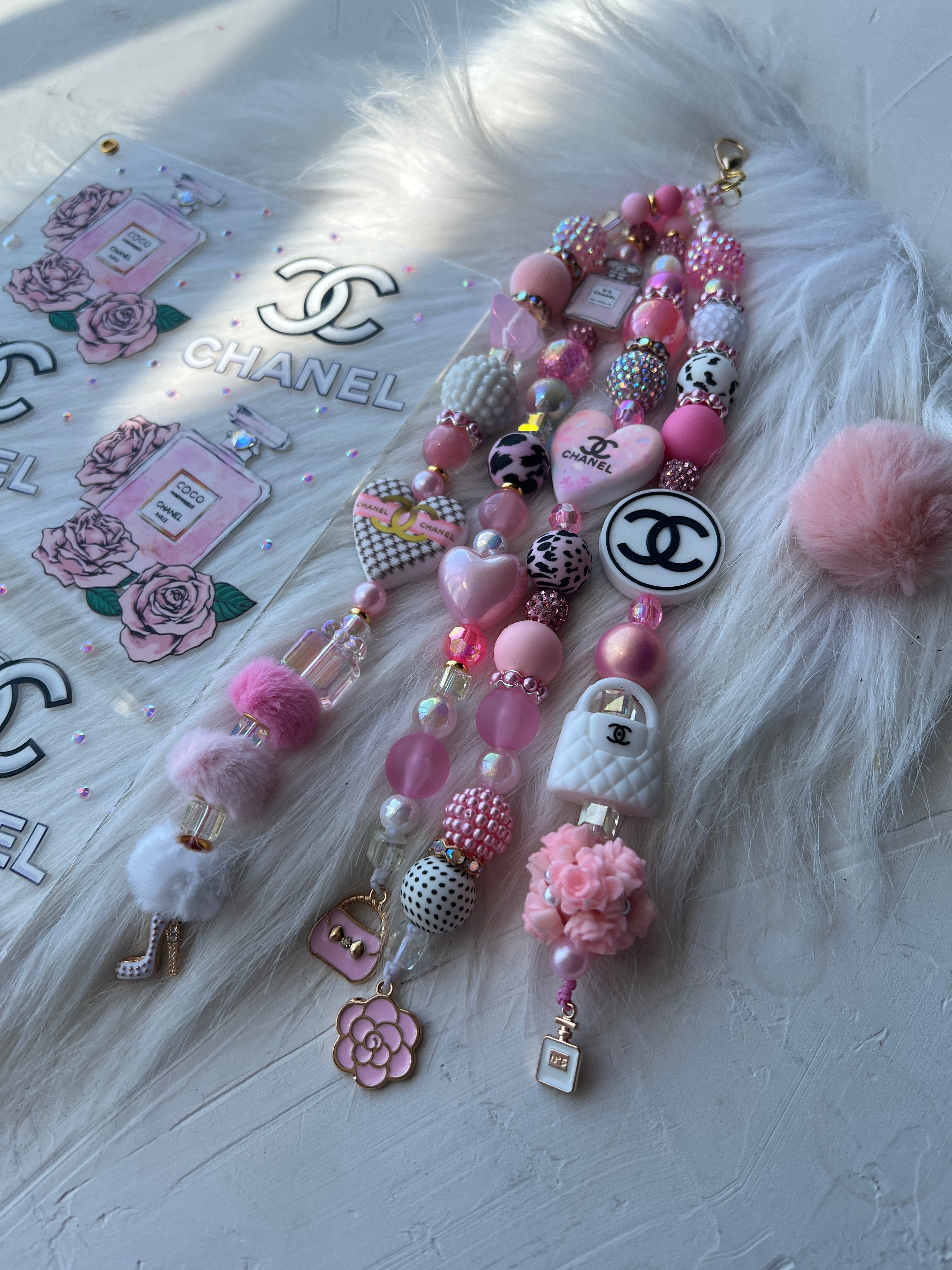 Bling Charm Anchor™ A5 Acrylic Dashboard Set + Matching Luxe Charm | Layered Planner Accessory | Blessed & Blinged Studio