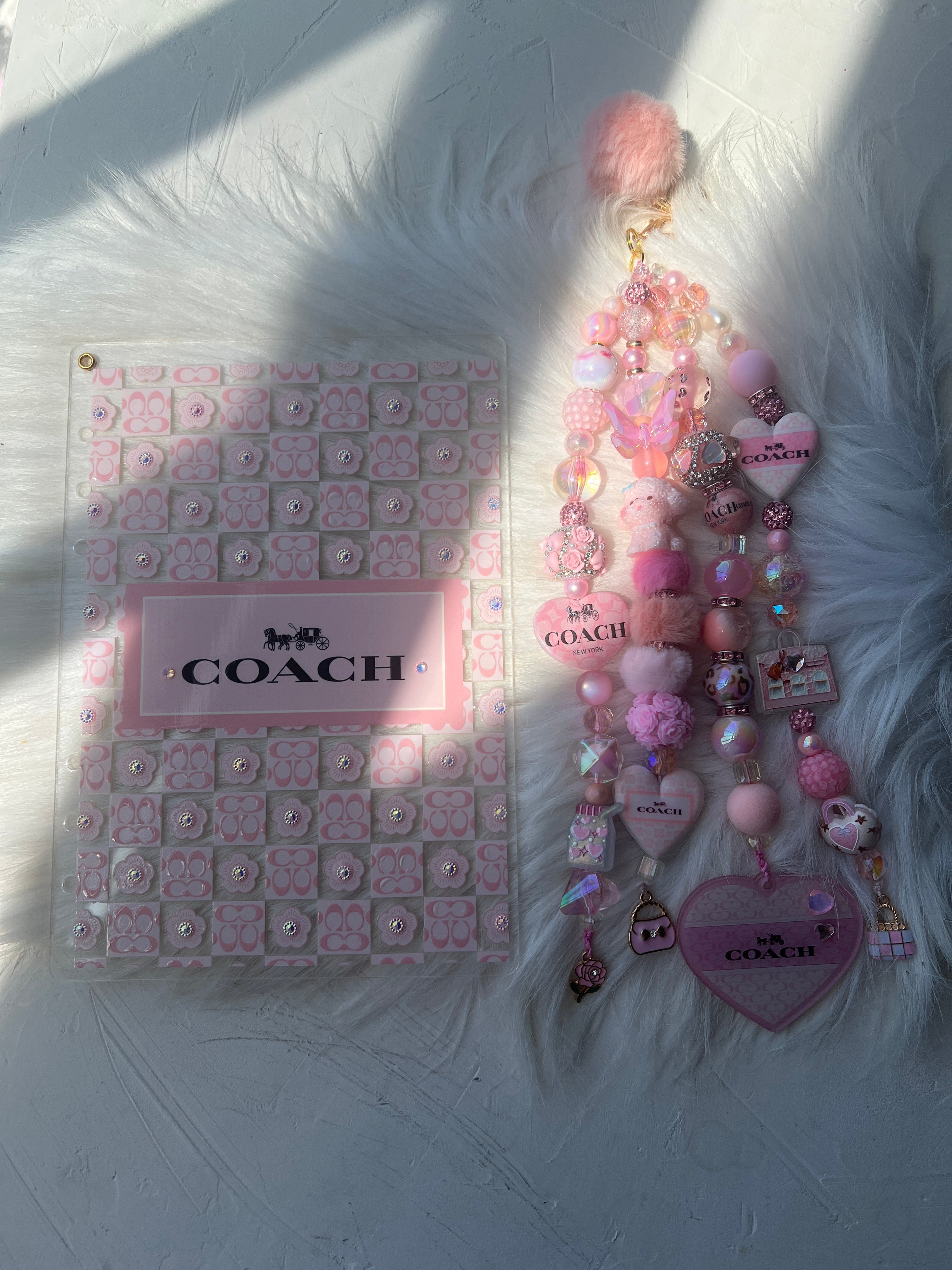 Bling Charm Anchor™ A5 Acrylic Dashboard Set + Matching Luxe Charm | Layered Planner Accessory | Blessed & Blinged Studio