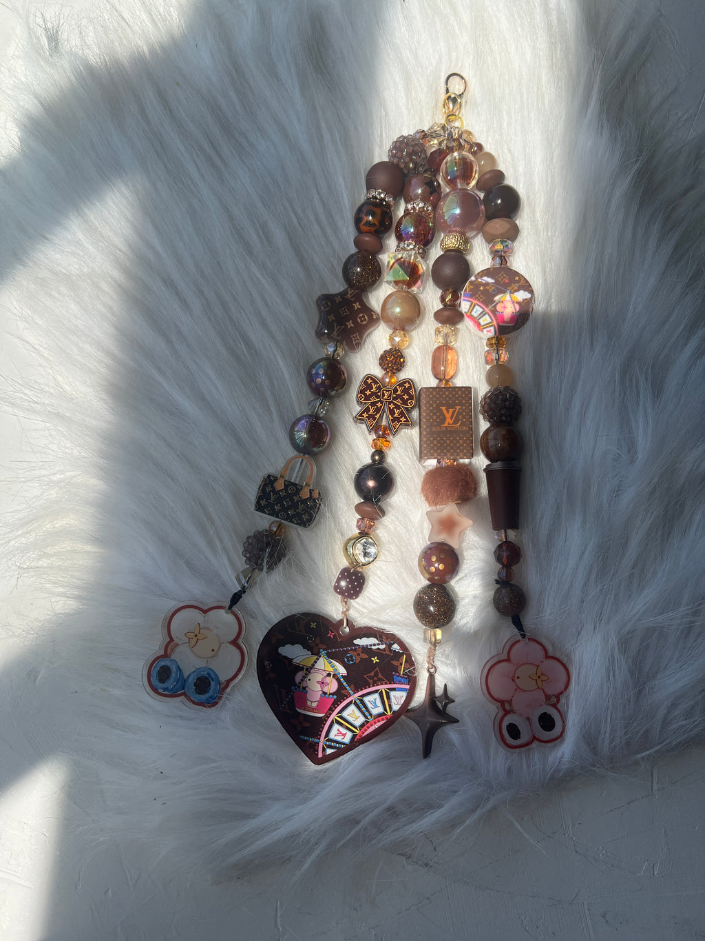 4-Strand Luxe Charm | Statement Planner & Purse Charm