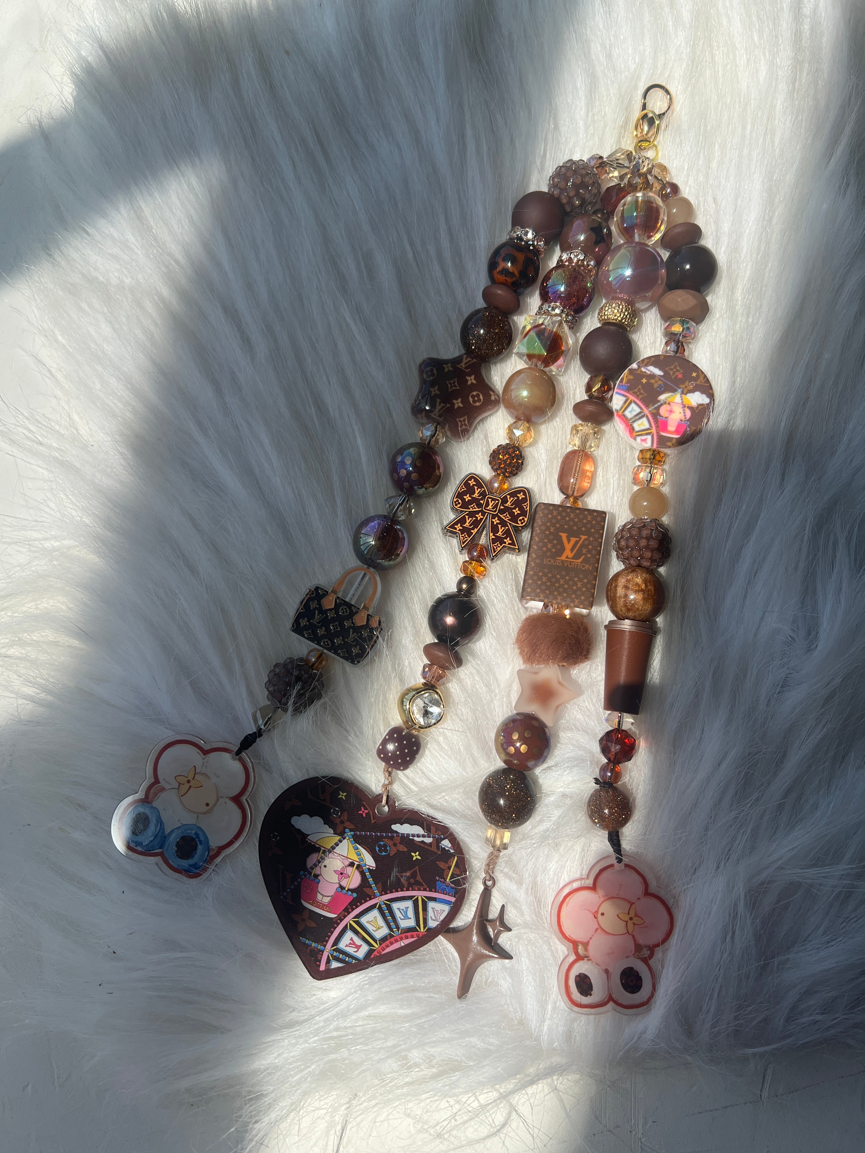 4-Strand Luxe Charm | Statement Planner & Purse Charm