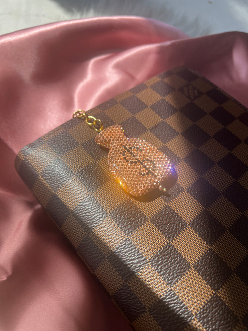 Champagne Bling Money Bag Planner Clip Charm
