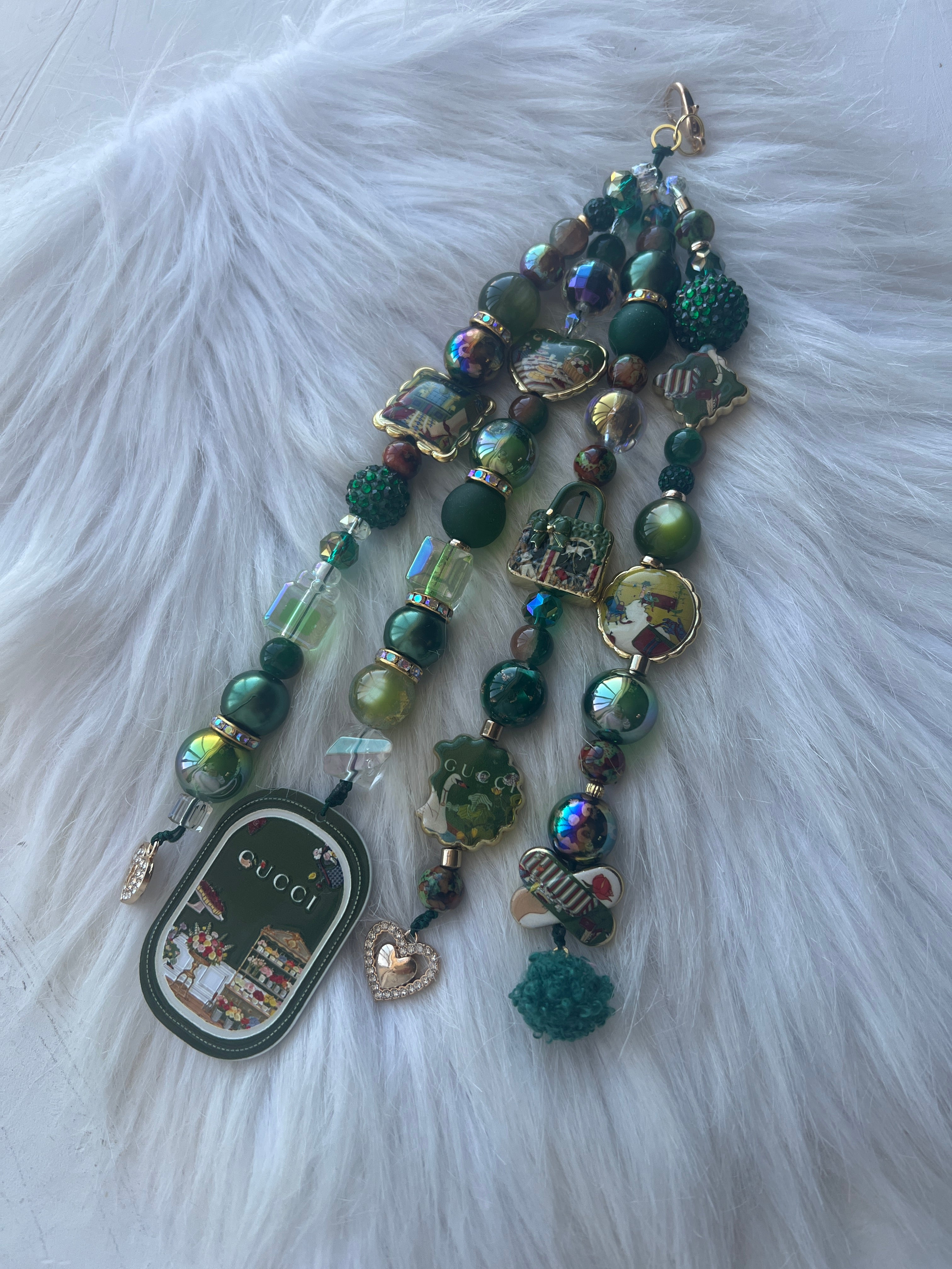 4-Strand Luxe Charm | Statement Planner & Purse Charm