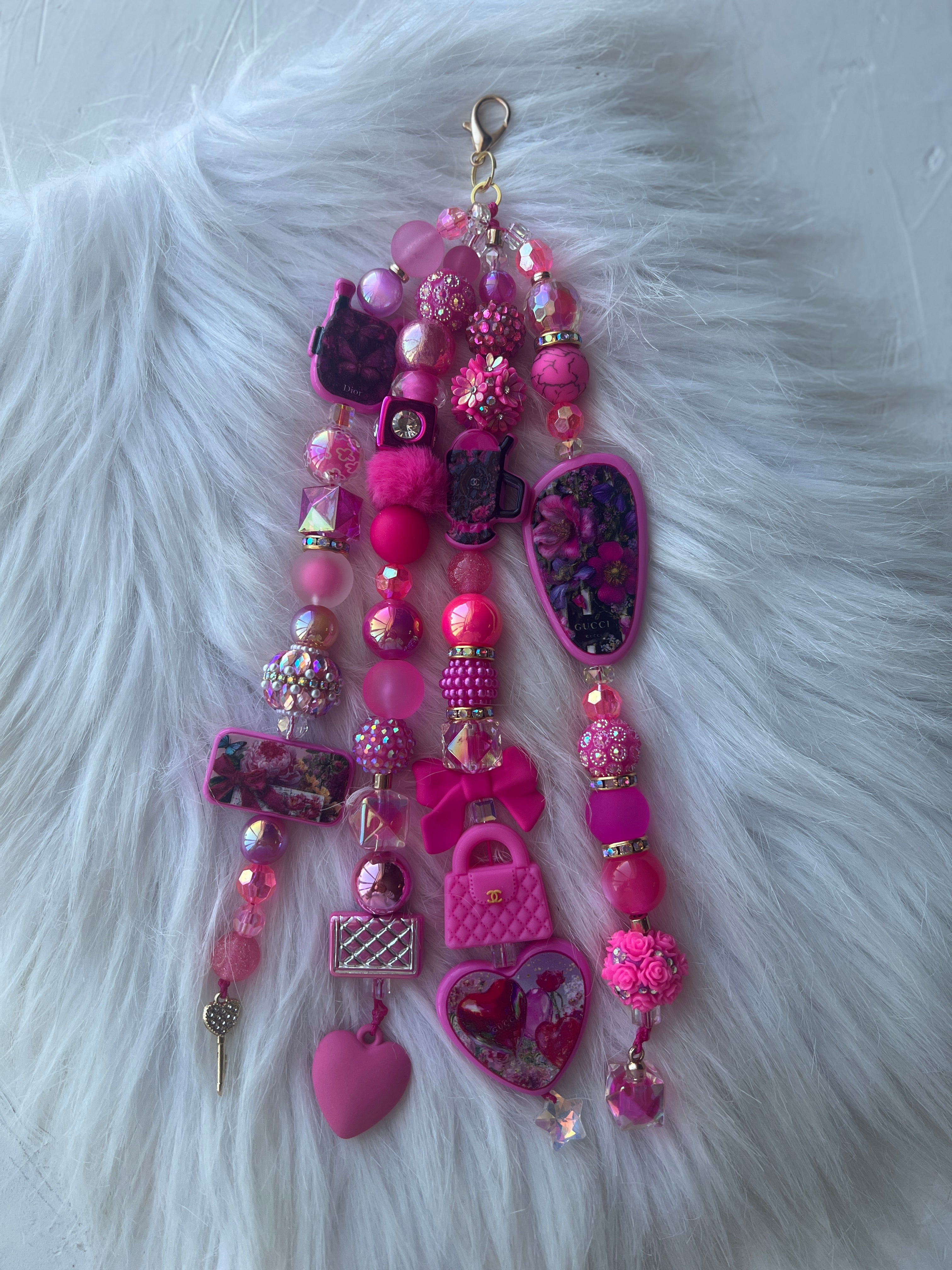 4-Strand Luxe Charm | Statement Planner & Purse Charm
