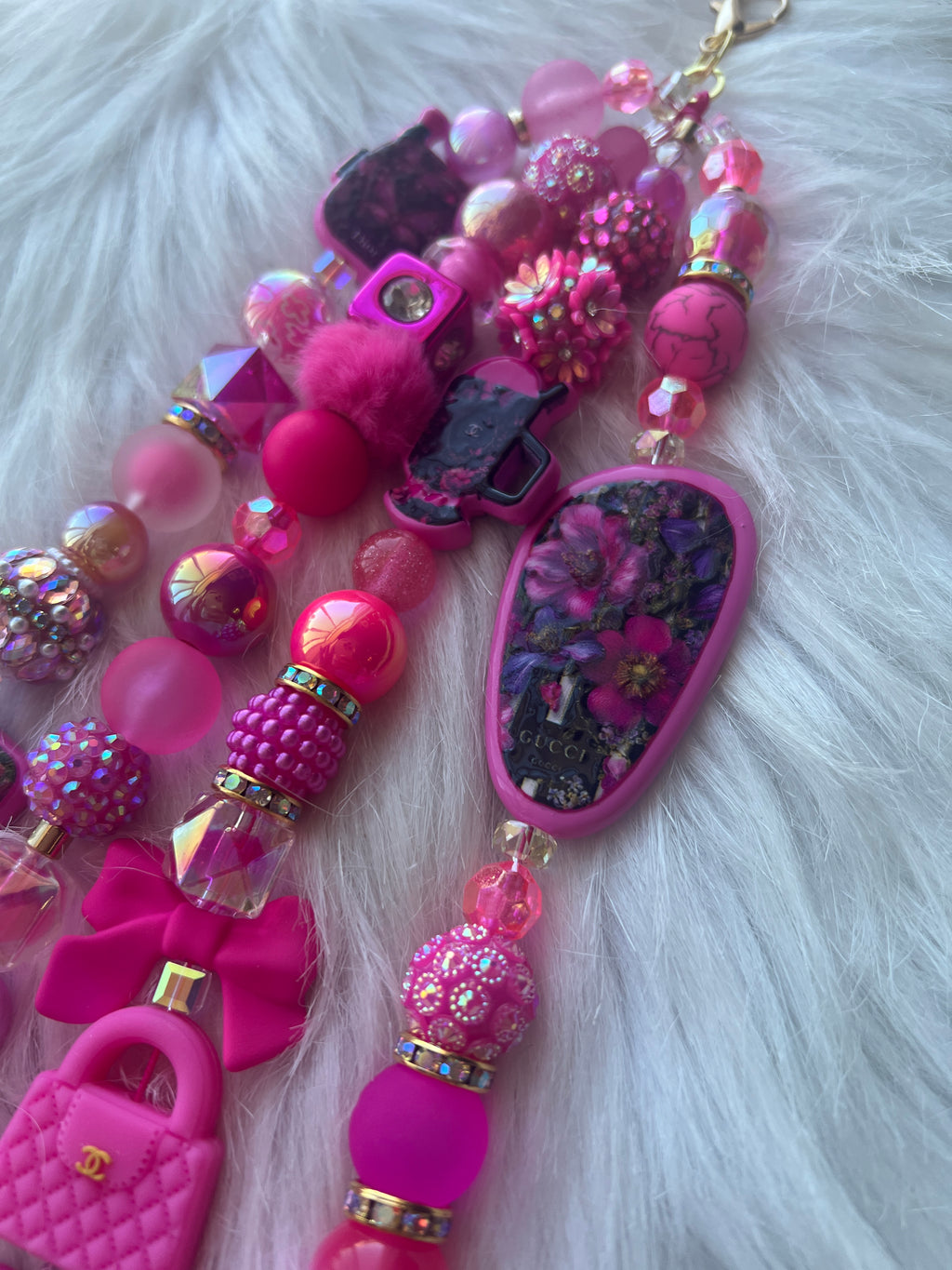4-Strand Luxe Charm | Statement Planner & Purse Charm
