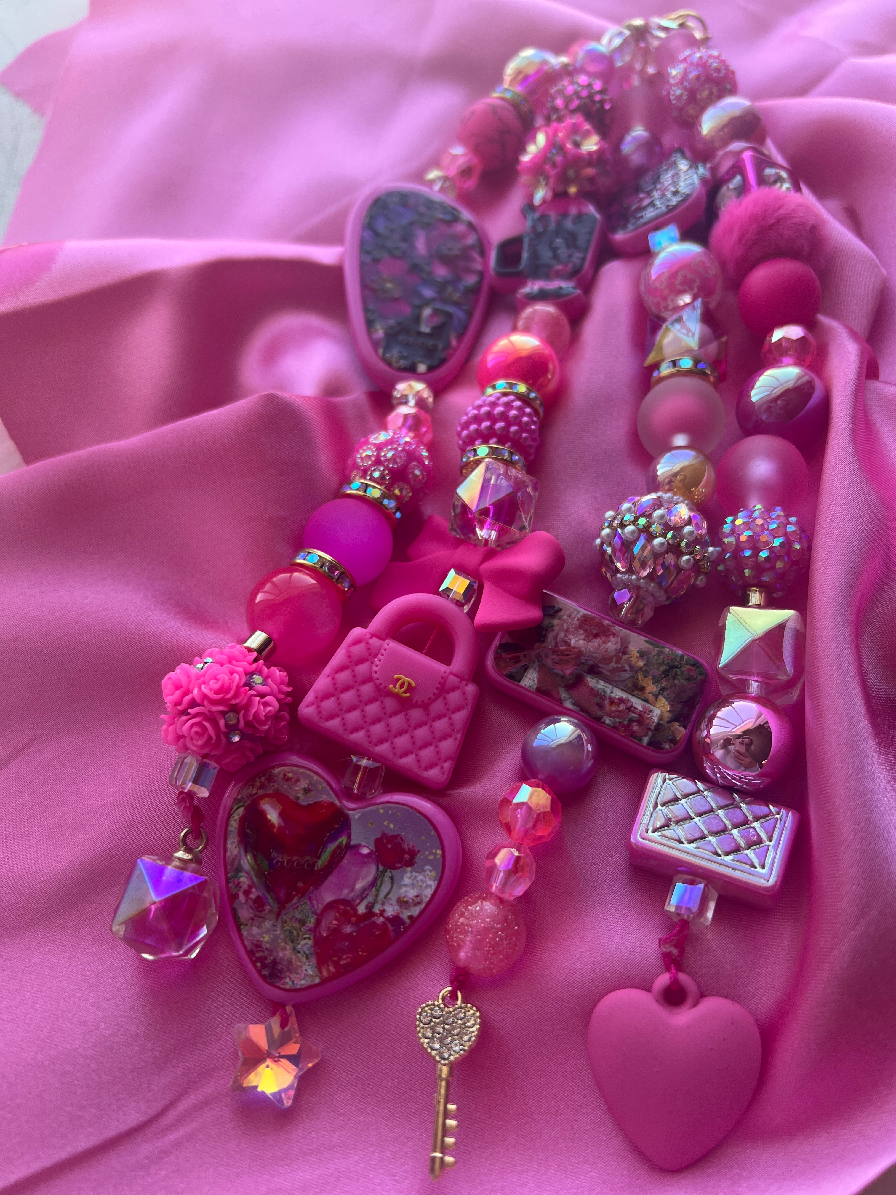 4-Strand Luxe Charm | Statement Planner & Purse Charm