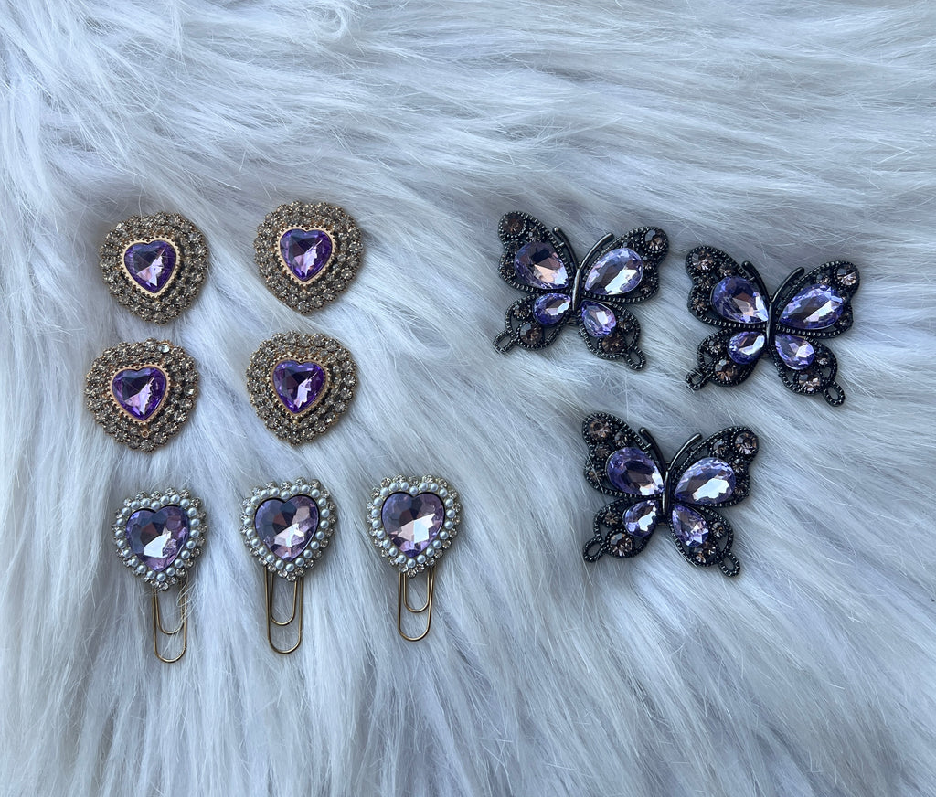 Lavender Luxe Planner Accessories | The Pretty Little Things Collection