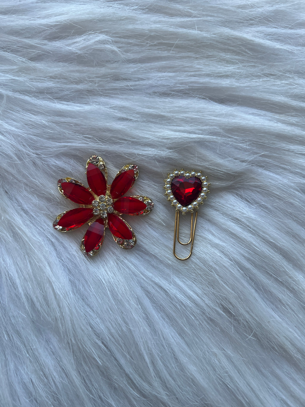 Red Luxe Planner Accessories | The Pretty Little Things Collection