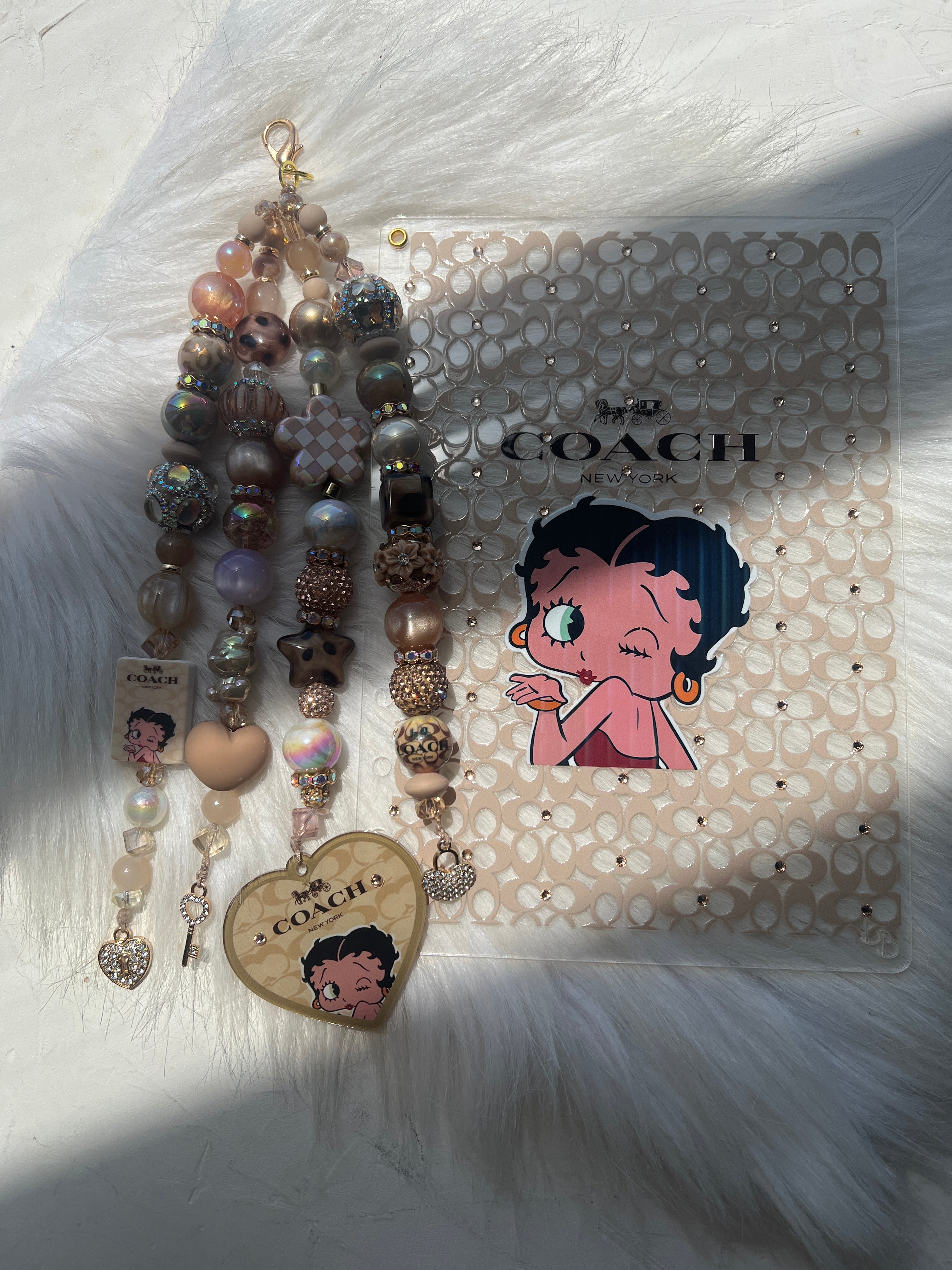 Bling Charm Anchor™ A5 Acrylic Dashboard Set + Matching Luxe Charm | Layered Planner Accessory | Blessed & Blinged Studio