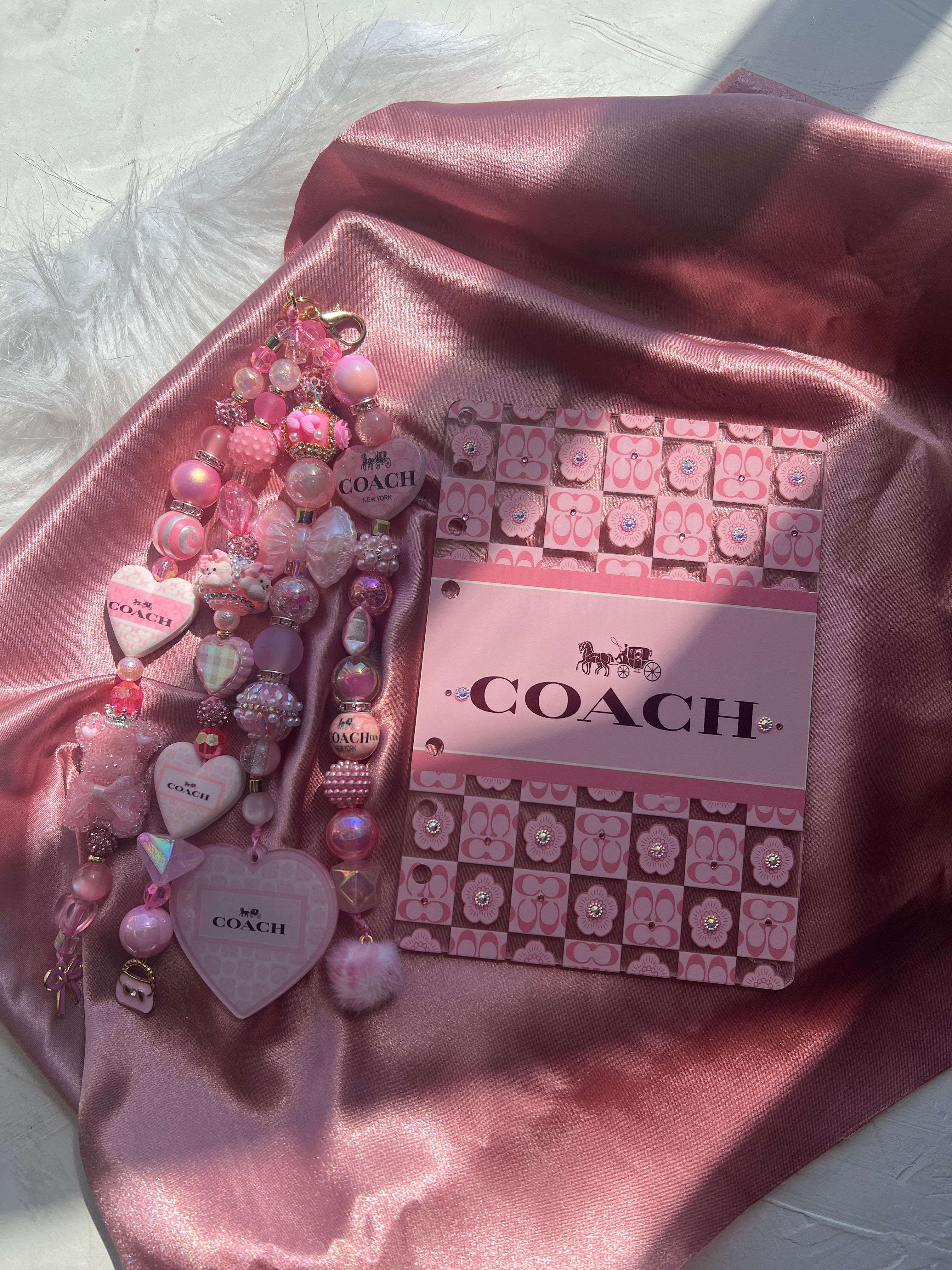 Bling Charm Anchor™ PERSONAL WIDE Acrylic Dashboard Set + Matching Luxe Charm | Layered Planner Accessory