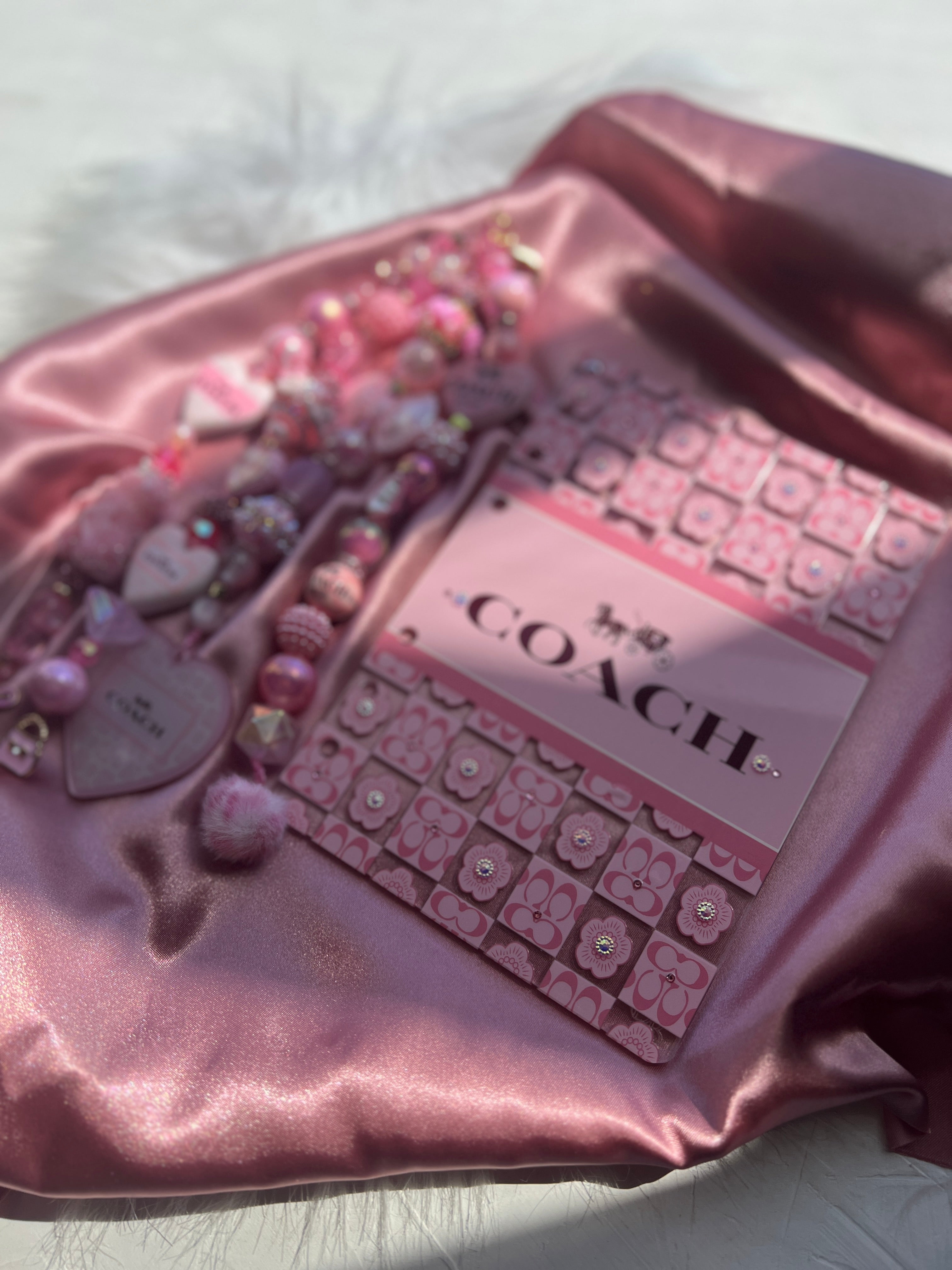 Bling Charm Anchor™ PERSONAL WIDE Acrylic Dashboard Set + Matching Luxe Charm | Layered Planner Accessory