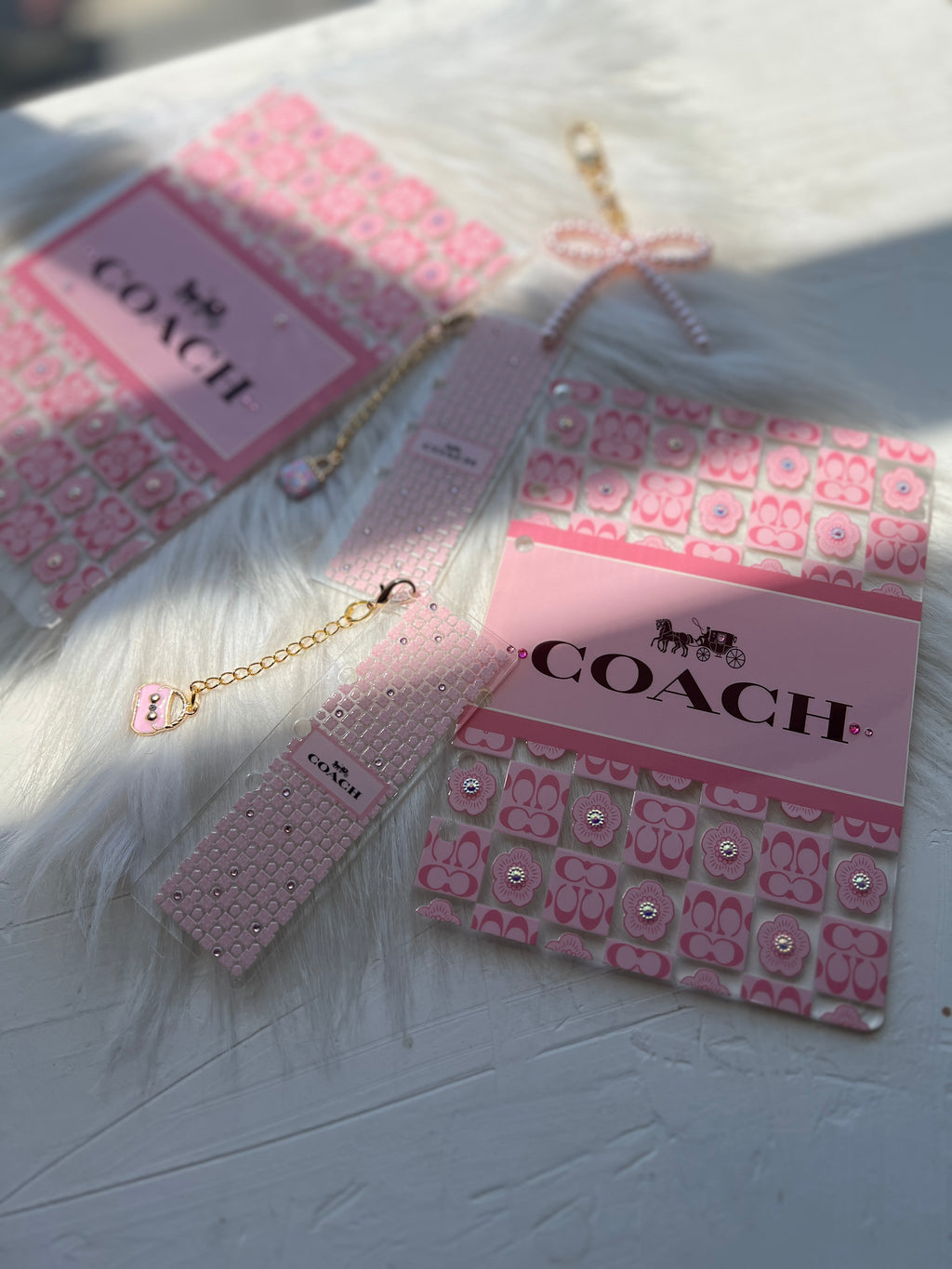 The Petite Ring Charm Anchor™ | Blinged Acrylic Planner Charm Holder for Ring Binders