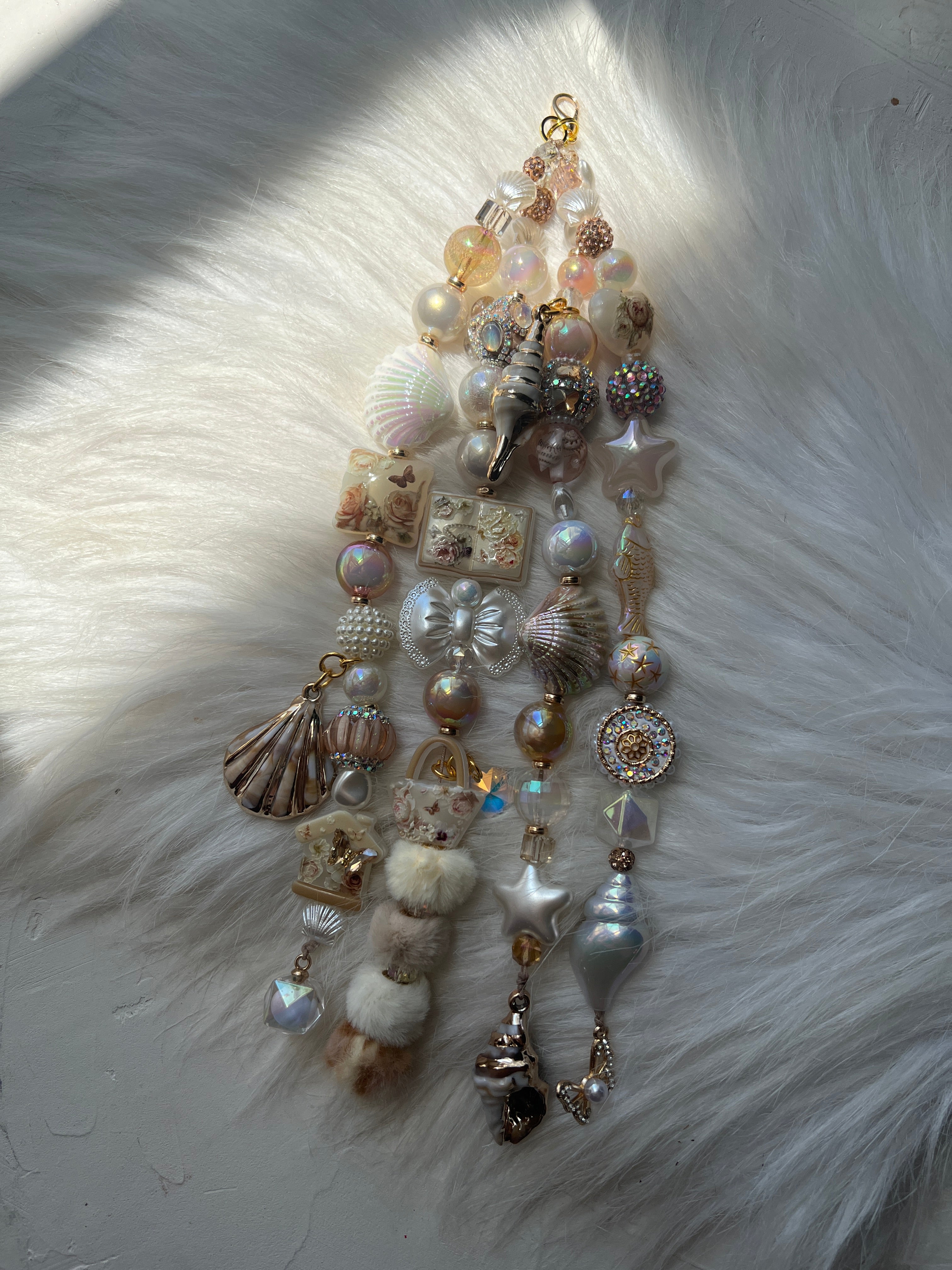 4-Strand Luxe Charm | Statement Planner & Purse Charm