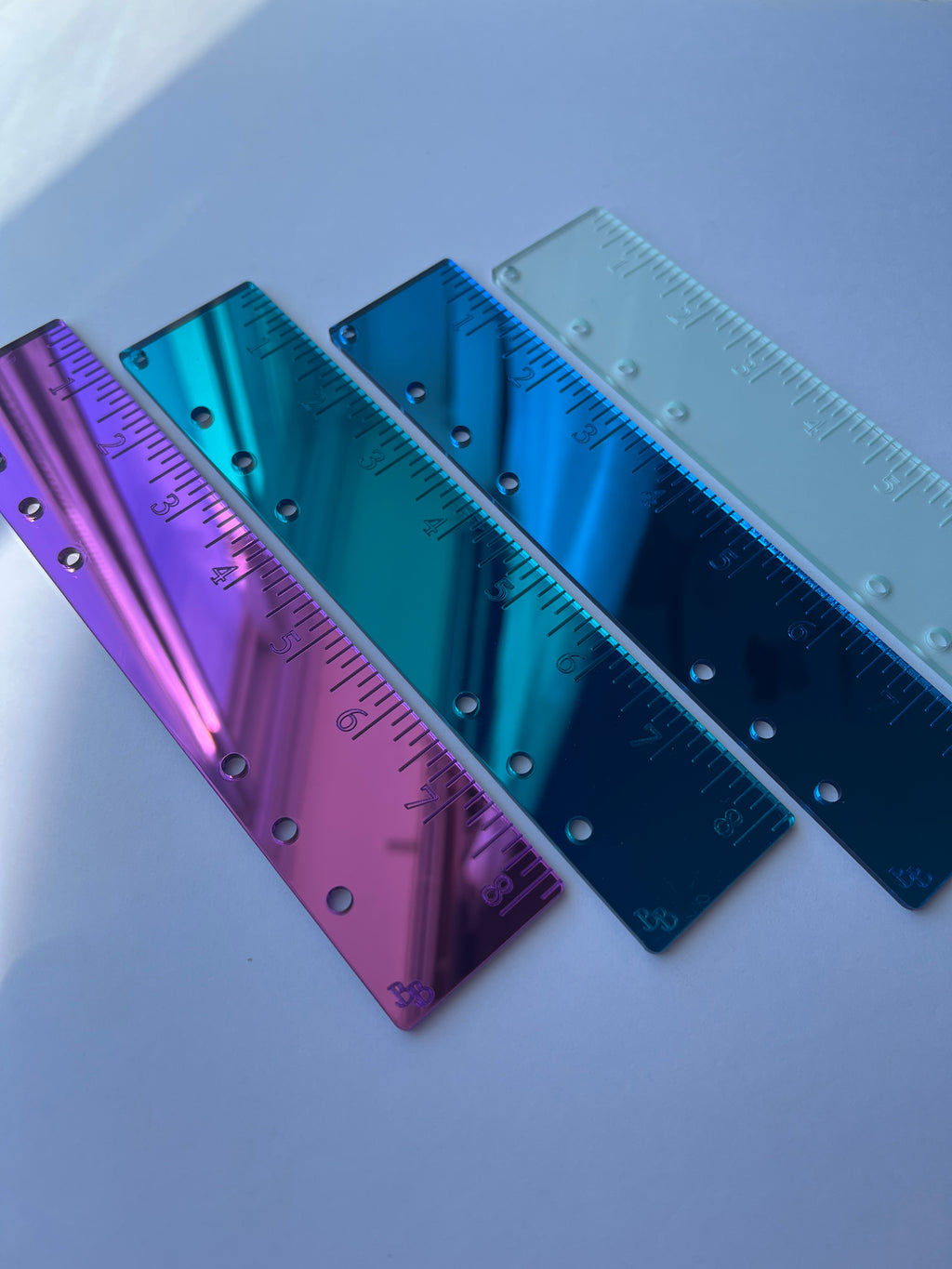 The Everyday Luxe Ruler™ | Luxury Acrylic Planner Ruler Insert | Mirror & Clear Planner Accessory | A5 & Personal Sizes