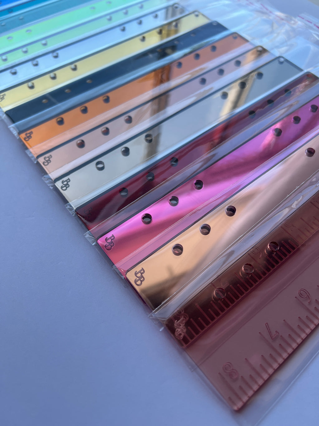 The Everyday Luxe Ruler™ | Luxury Acrylic Planner Ruler Insert | Mirror & Clear Planner Accessory | A5 & Personal Sizes