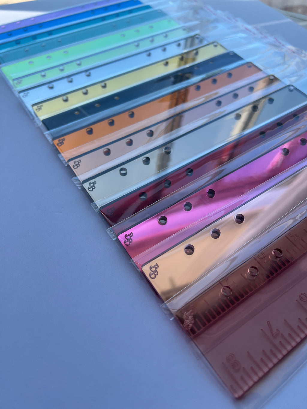 The Everyday Luxe Ruler™ | Luxury Acrylic Planner Ruler Insert | Mirror & Clear Planner Accessory | A5 & Personal Sizes