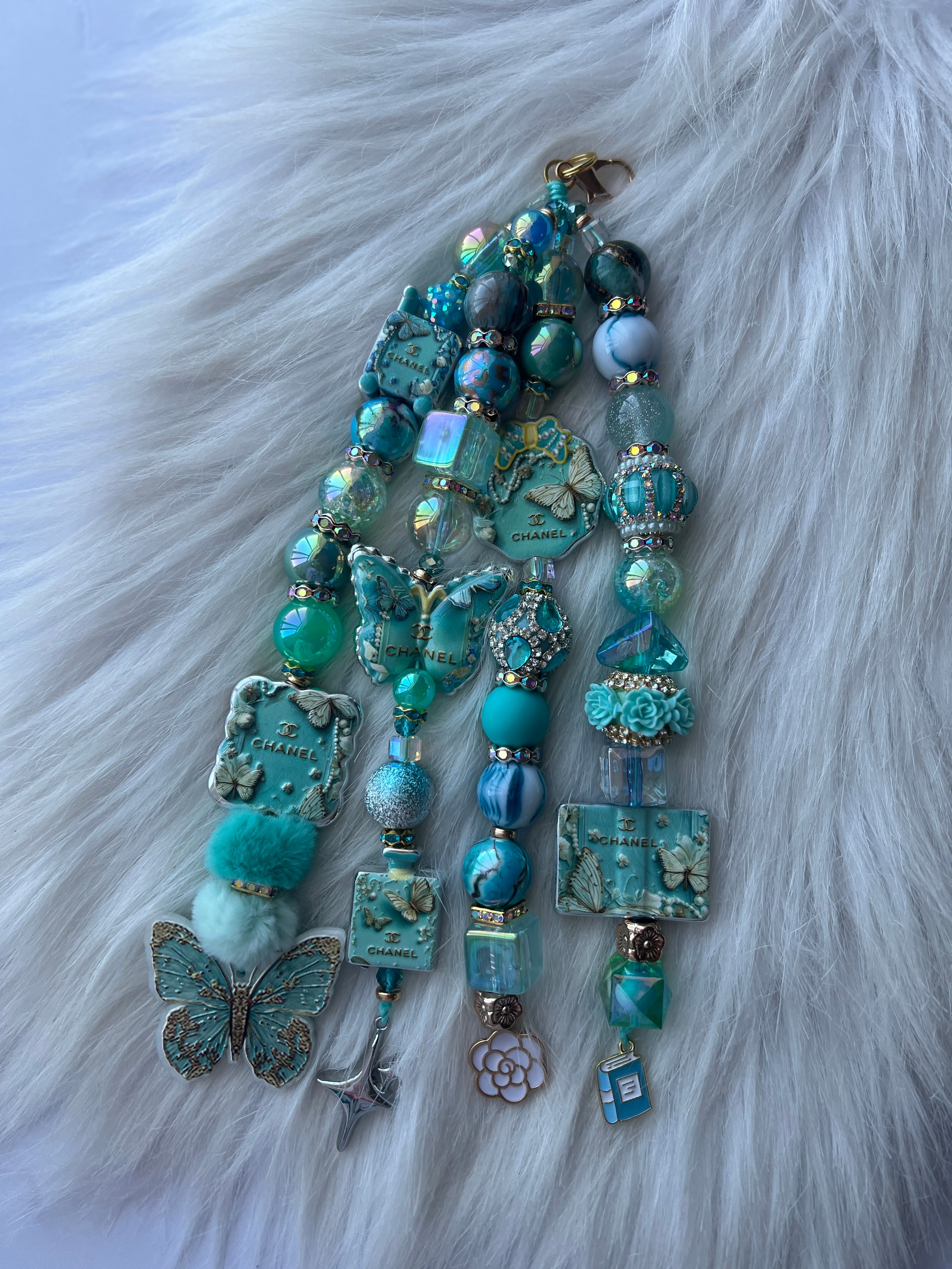 4-Strand Luxe Charm | Statement Planner & Purse Charm