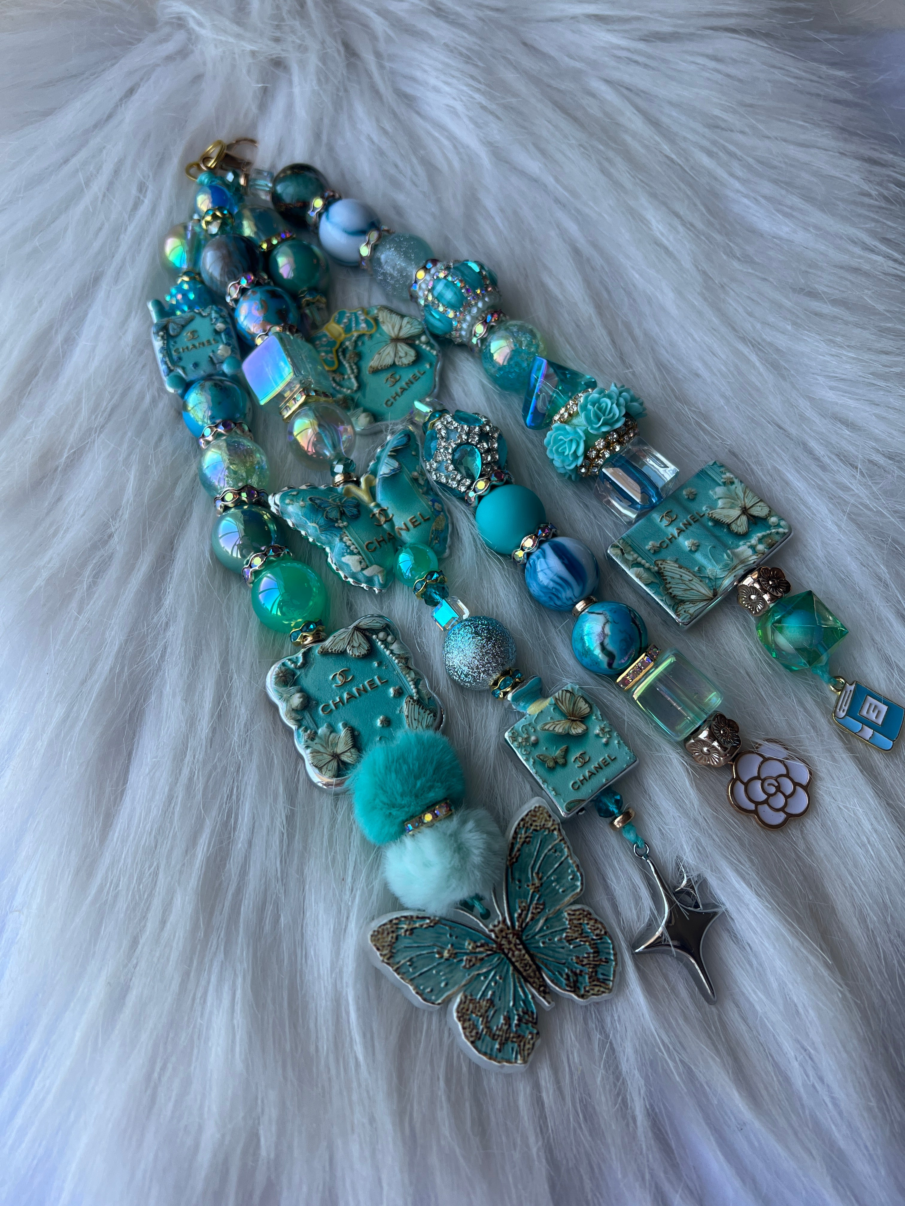 4-Strand Luxe Charm | Statement Planner & Purse Charm