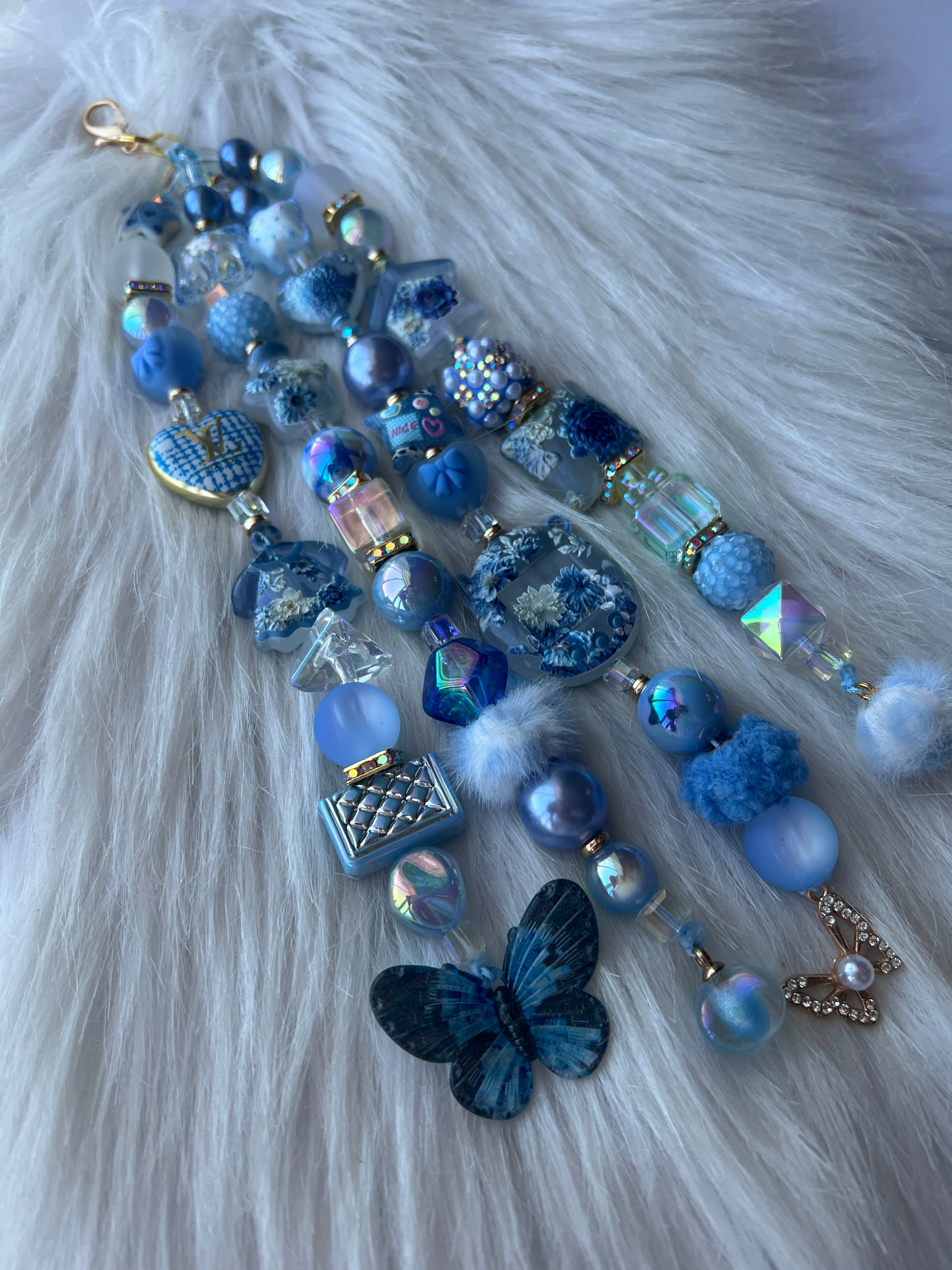 4-Strand Luxe Charm | Statement Planner & Purse Charm