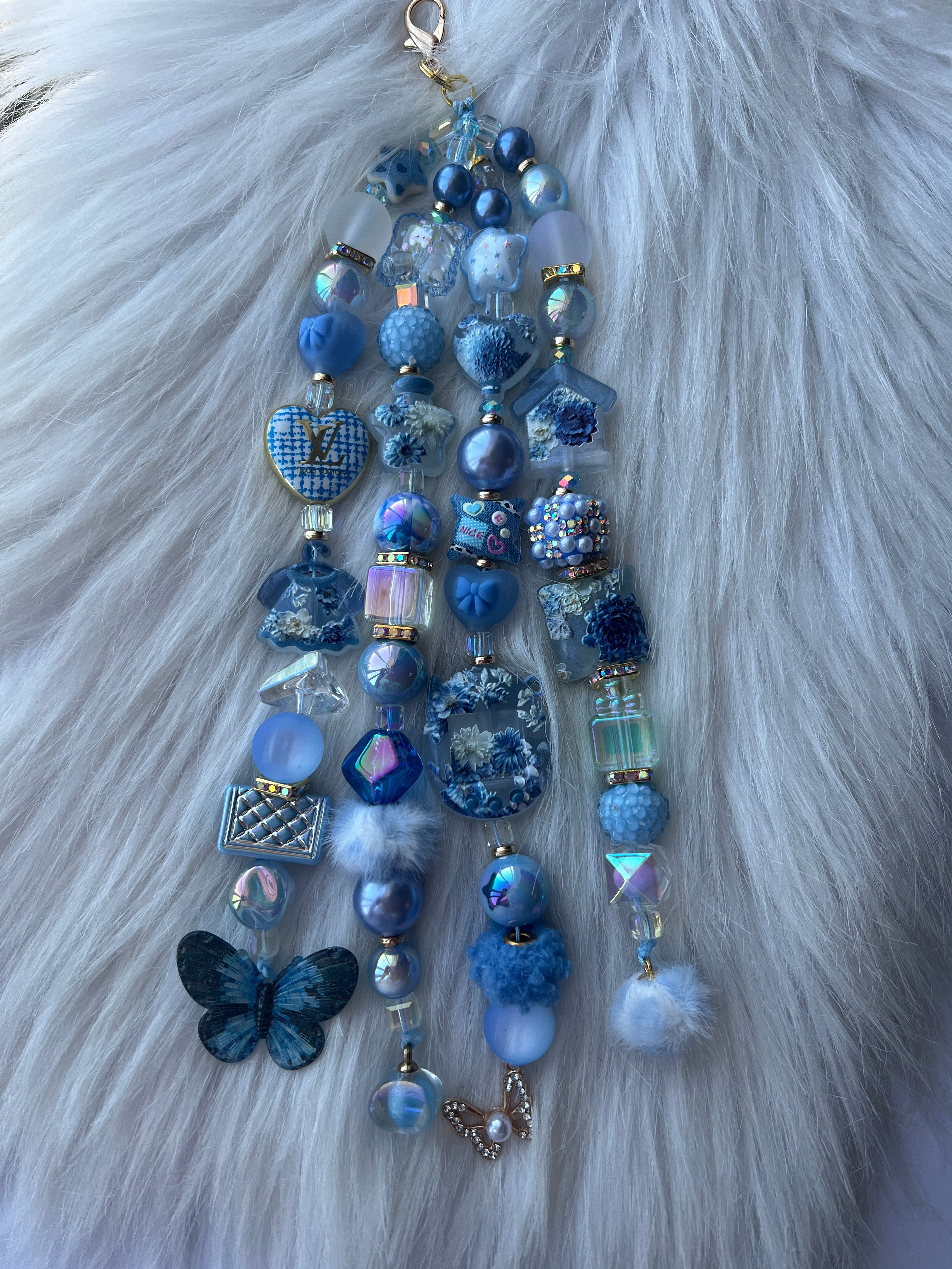 4-Strand Luxe Charm | Statement Planner & Purse Charm