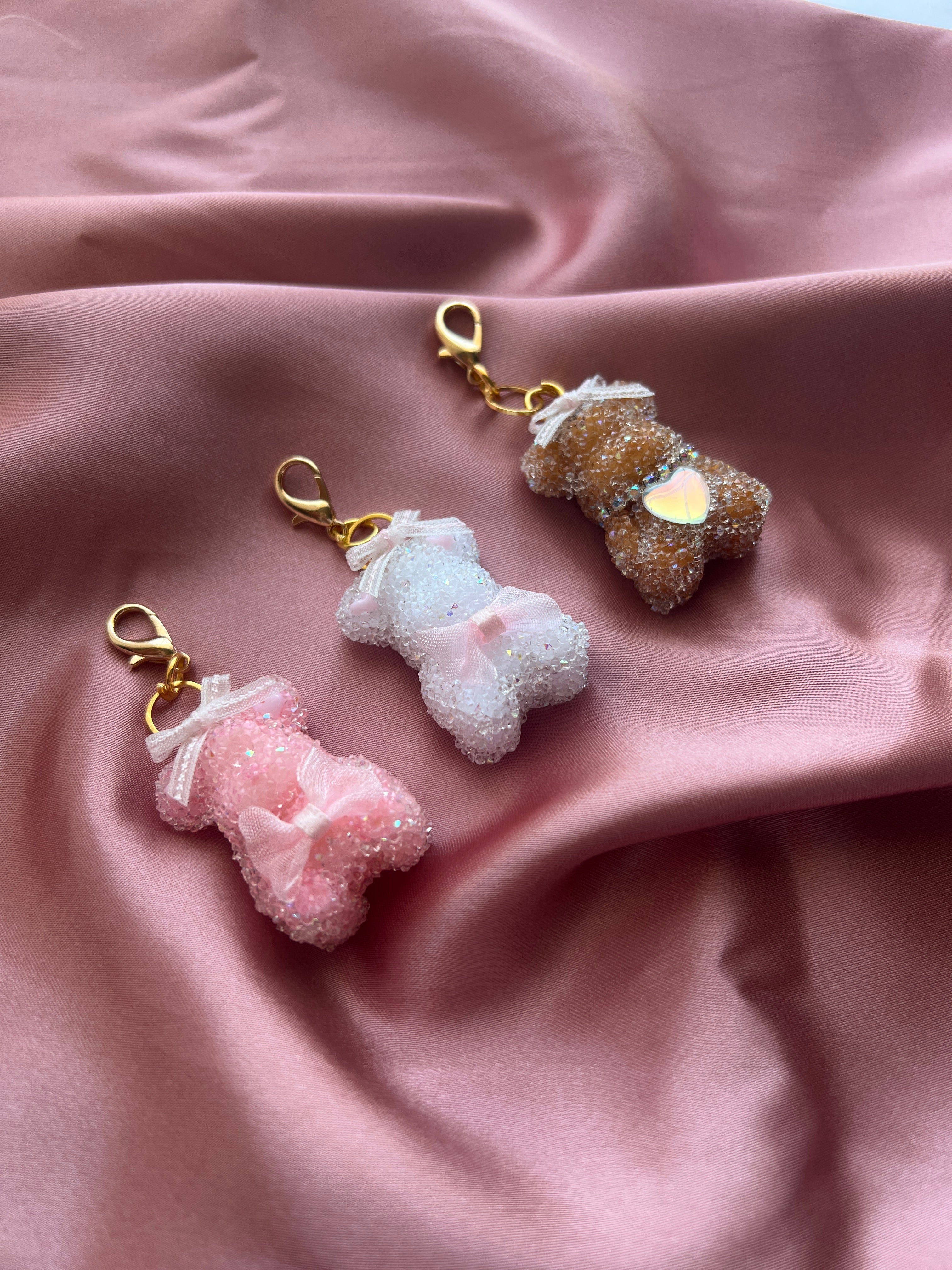 Sugar Bear Clip Charm | Coquette Planner & Purse Accessory