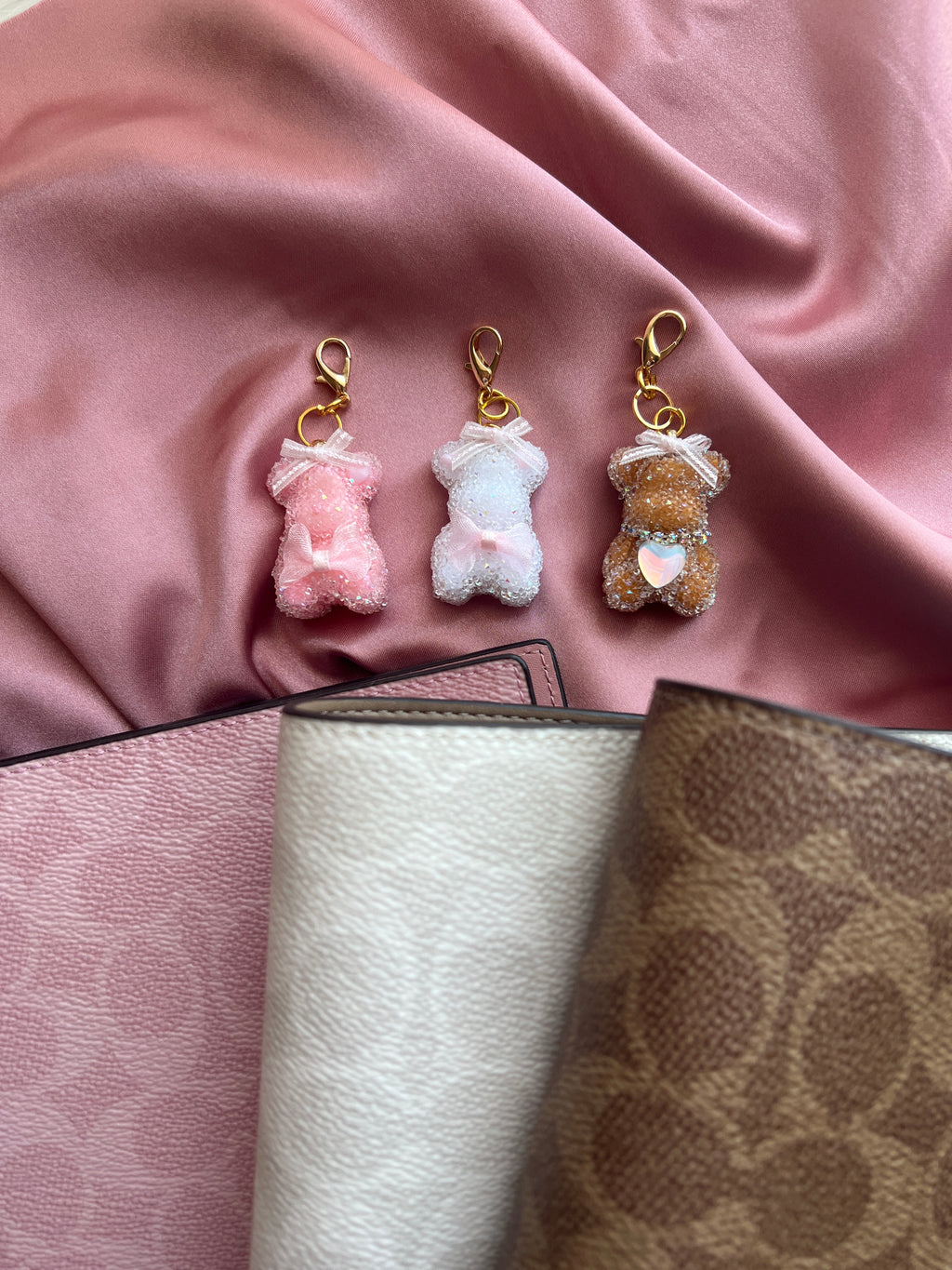 Sugar Bear Clip Charm | Coquette Planner & Purse Accessory