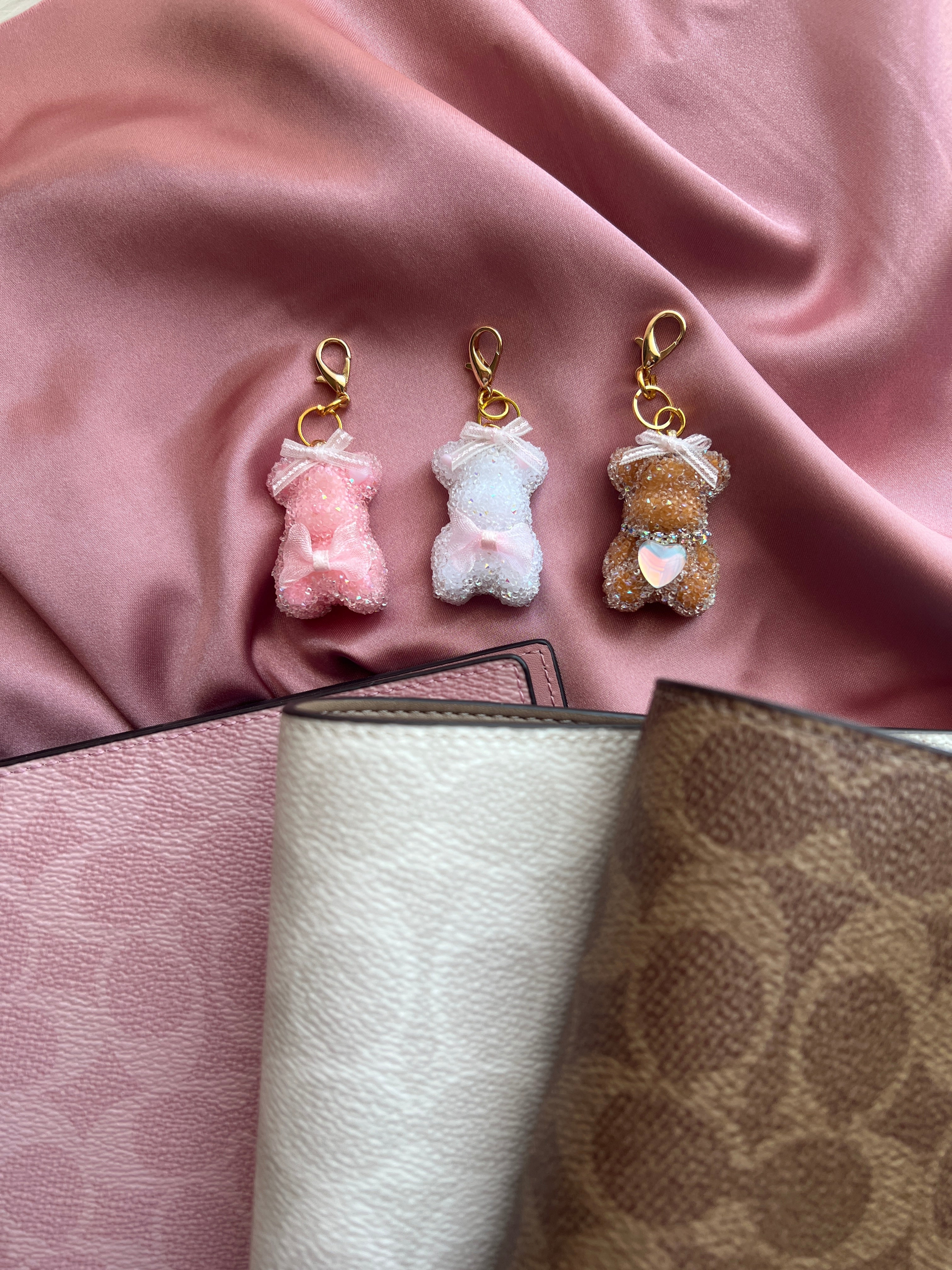 Sugar Bear Clip Charm | Coquette Planner & Purse Accessory