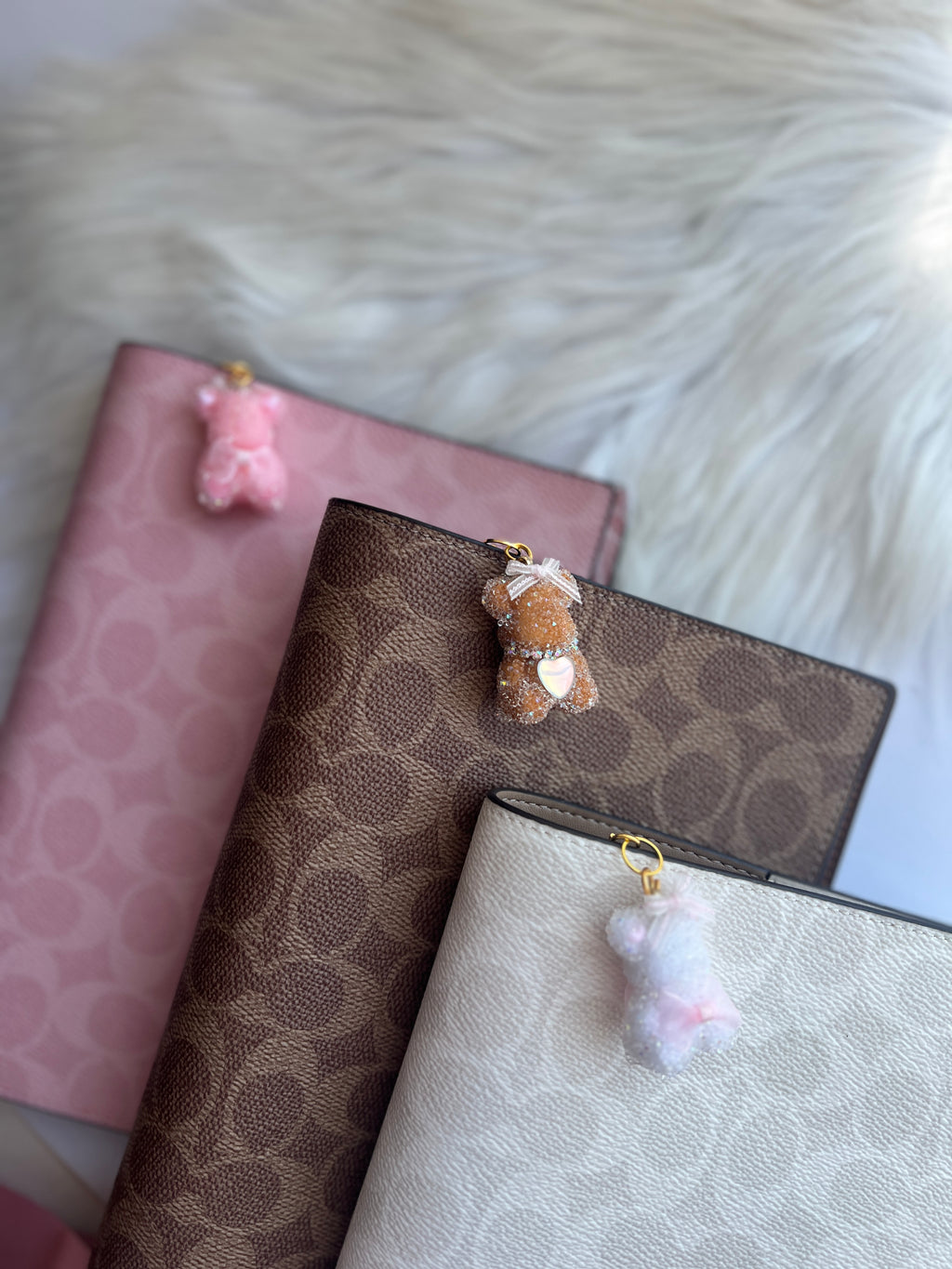Sugar Bear Clip Charm | Coquette Planner & Purse Accessory