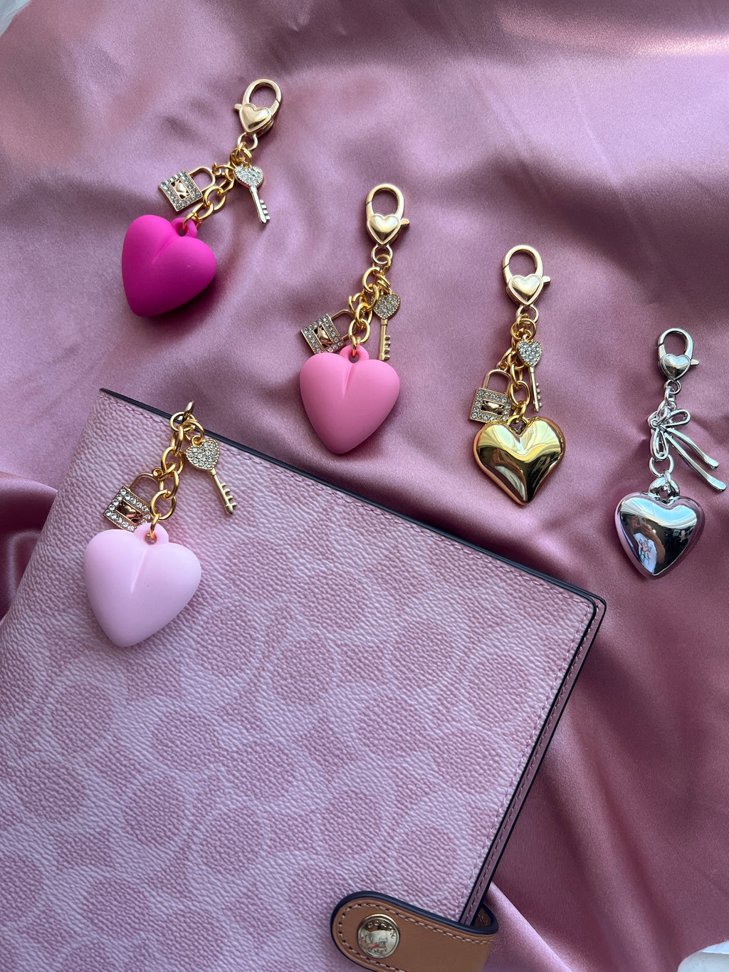 The Sweetheart Lock Collection | Coquette Planner & Purse Clip Charms