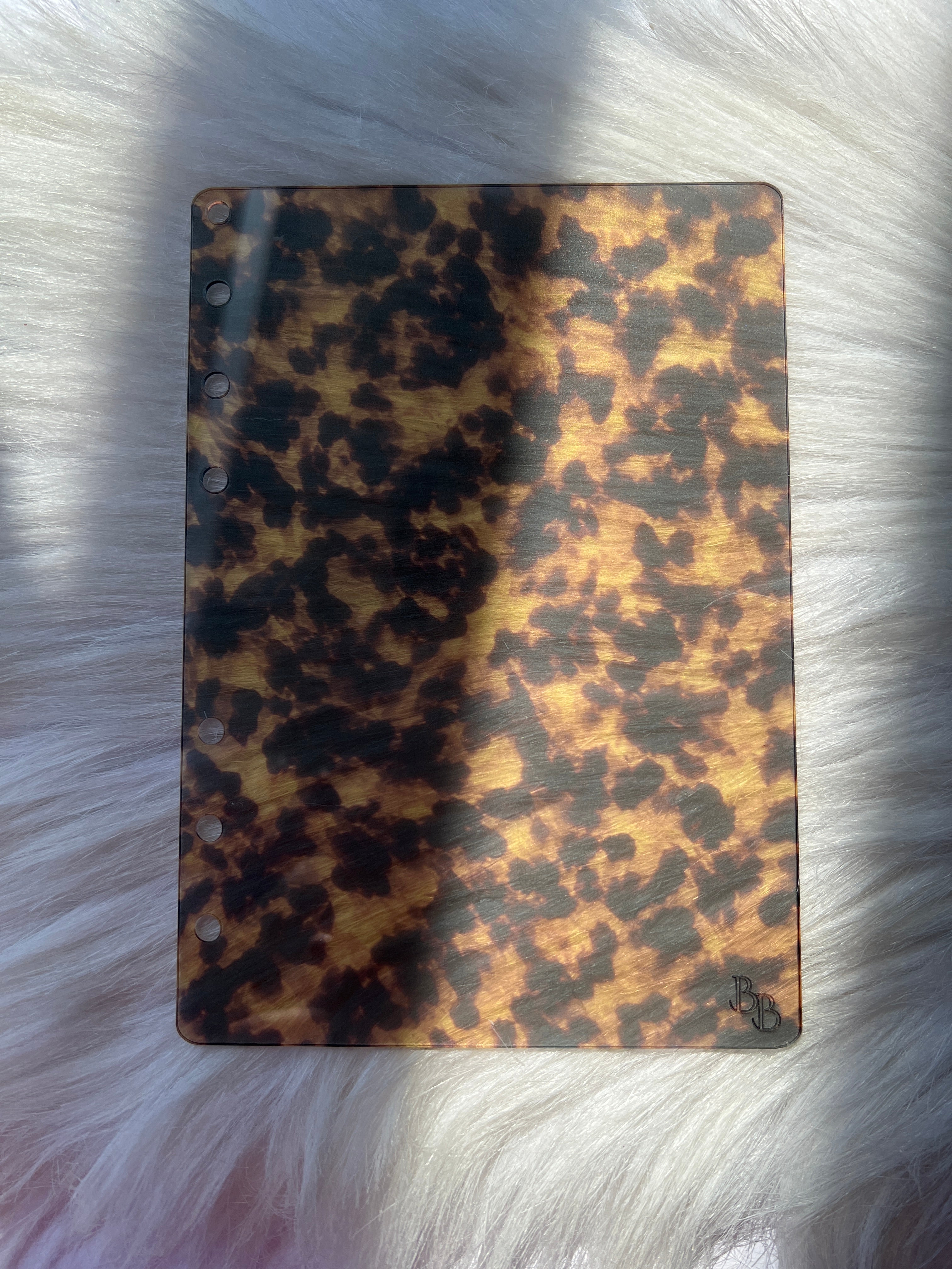 Amber Glow Tortoise™ Collection | Acrylic Dashboards, Page Trackers & Planner Charms