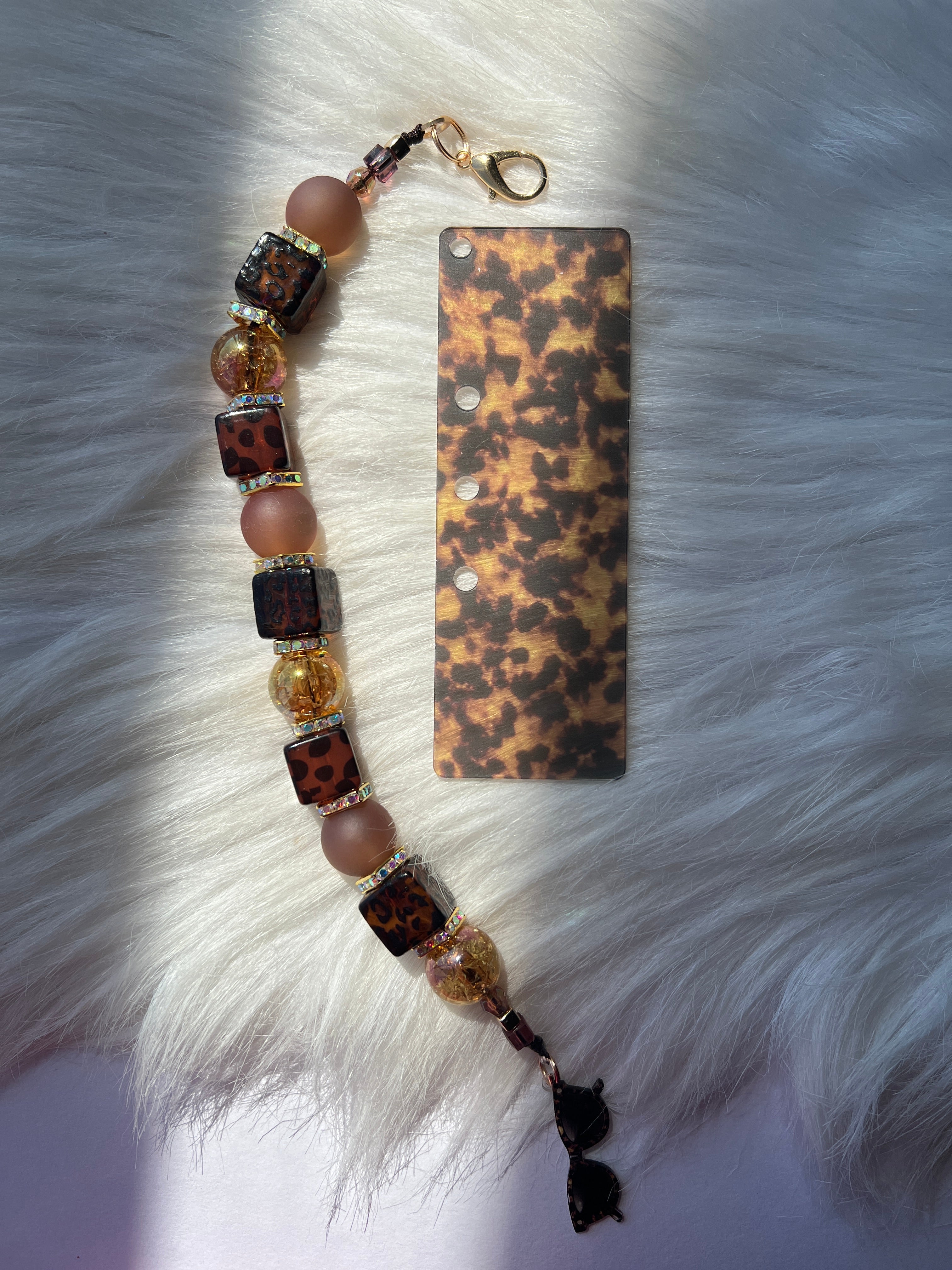Amber Glow Tortoise™ Collection | Acrylic Dashboards, Page Trackers & Planner Charms