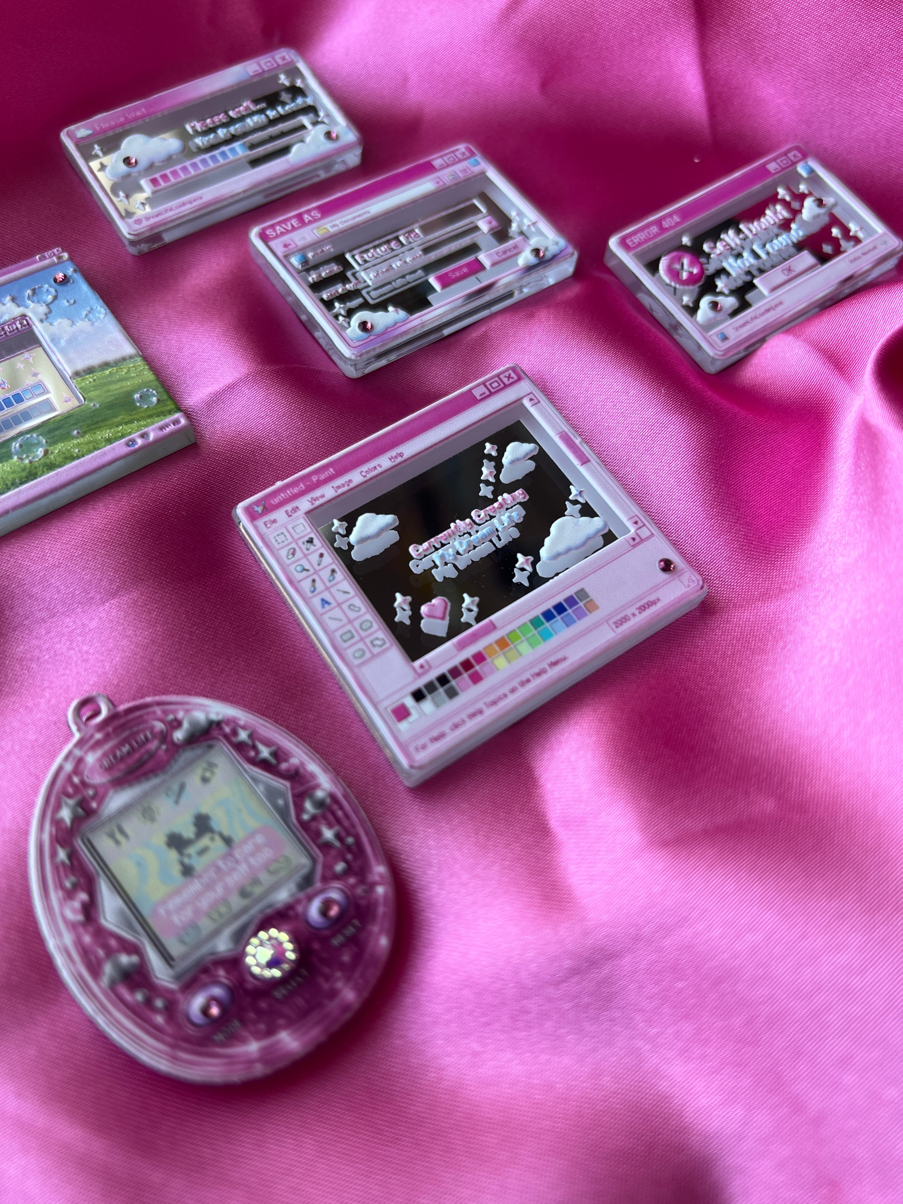 ✨ Dream Life Loading™ Collection | Y2K Acrylic Charms, Planner Accessories & Collectibles