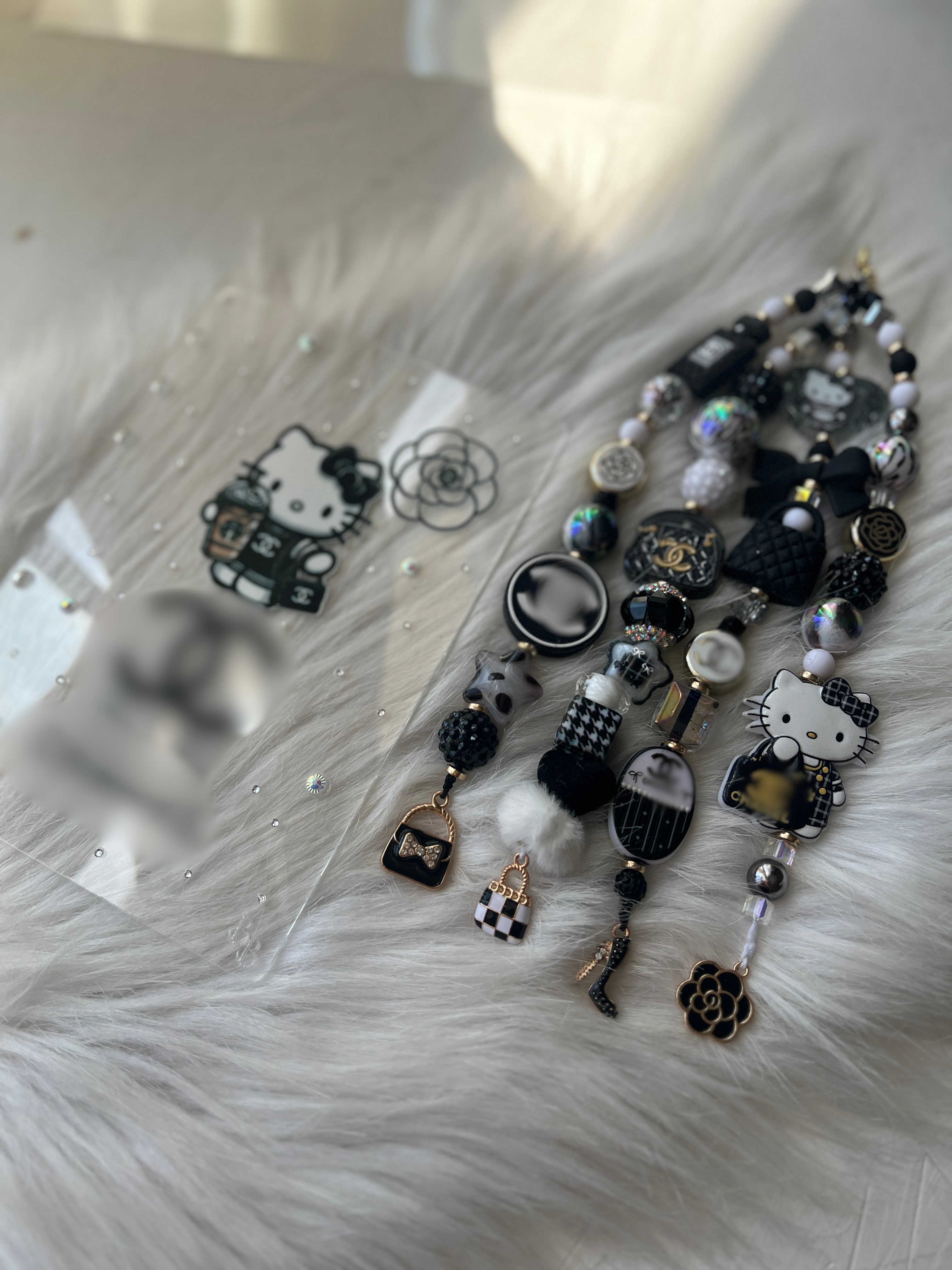 Bling Charm Anchor™ PERSONAL WIDE Acrylic Dashboard Set + Matching Luxe Charm | Layered Planner Accessory