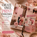 Mini Print Canva Template | Drag & Drop 4×6 Photo Layouts for Journals, Planners & Scrapbooks