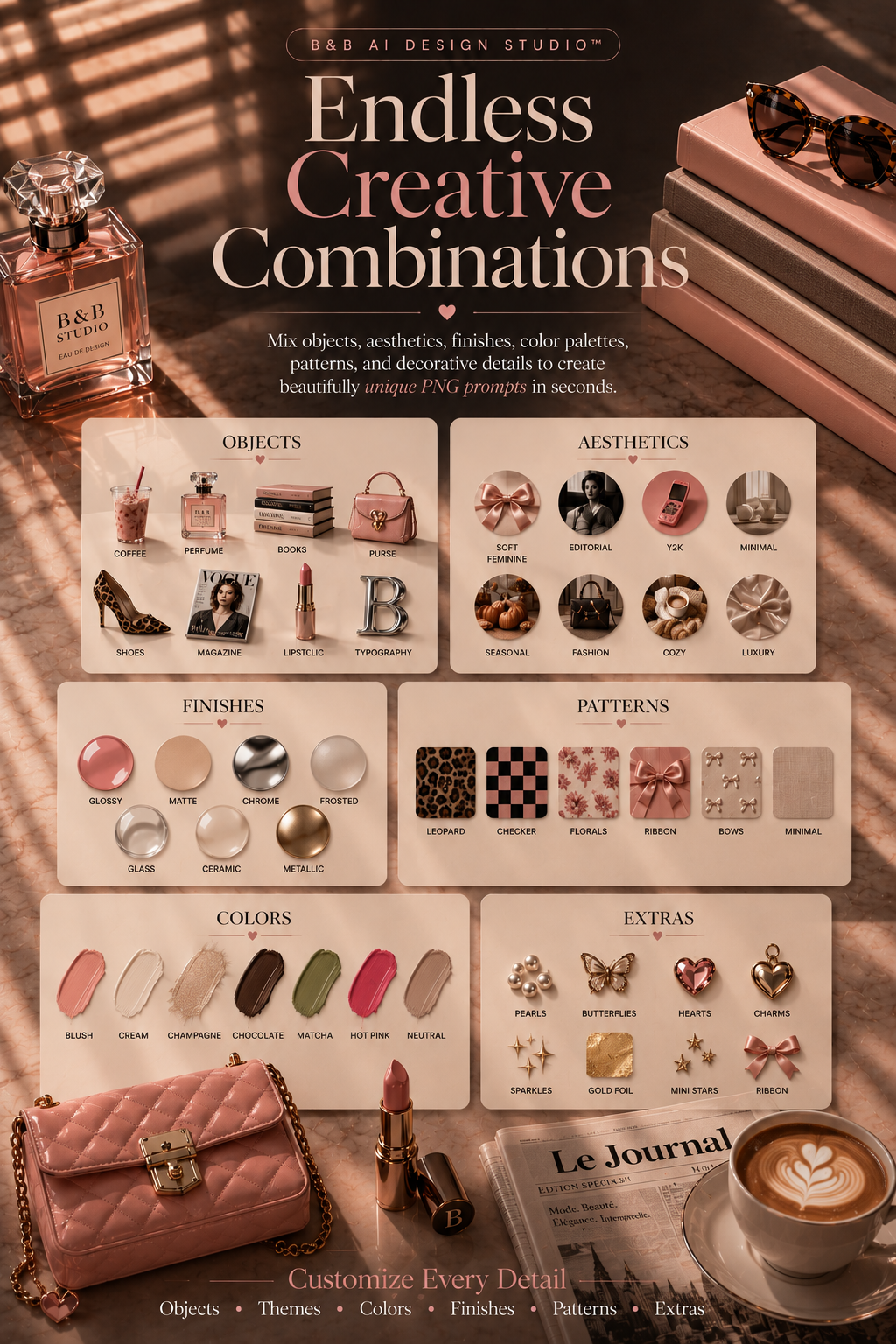B&B PNG ELEMENT CREATOR™ | Premium Transparent PNG Prompt Generator