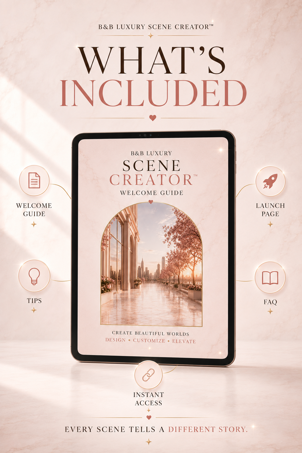 Luxury Scene Creator™ | Interactive AI Prompt Builder | Design Cinematic Scenes & Luxury Backgrounds | Instant Download