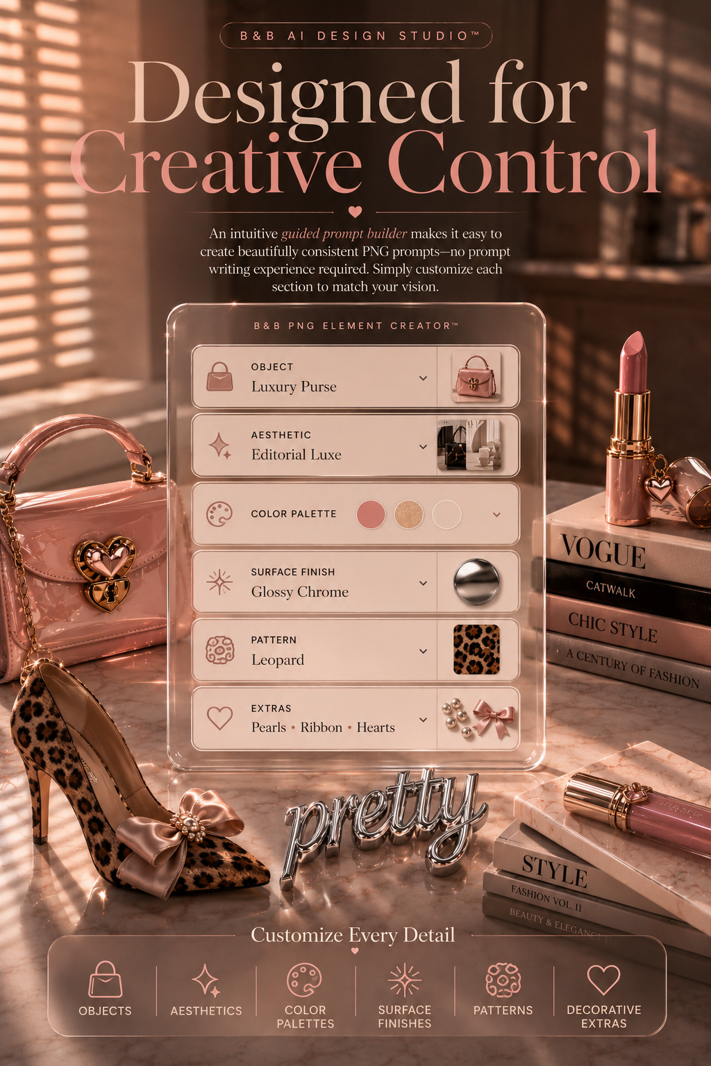 B&B PNG ELEMENT CREATOR™ | Premium Transparent PNG Prompt Generator
