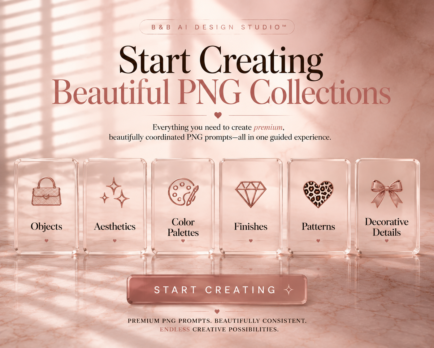 B&B PNG ELEMENT CREATOR™ | Premium Transparent PNG Prompt Generator