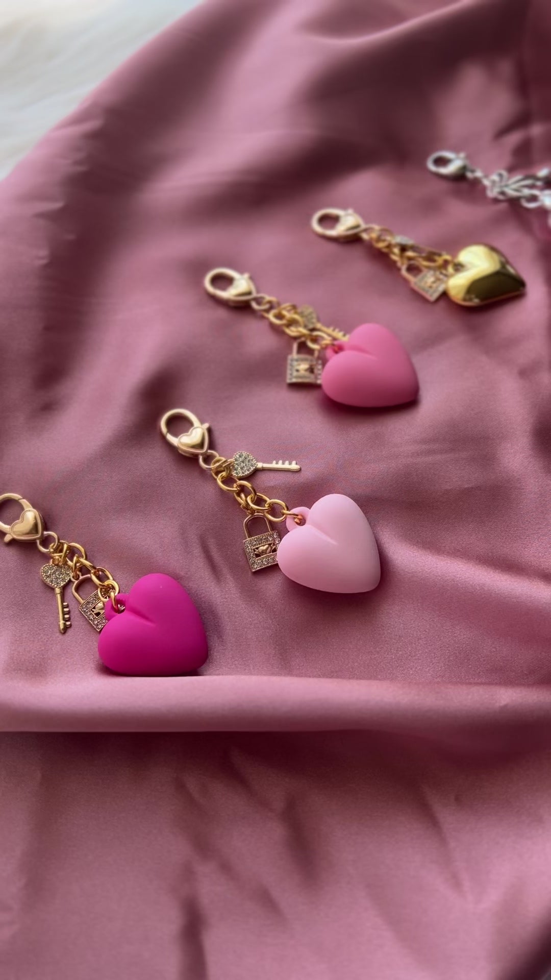 The Sweetheart Lock Collection | Coquette Planner & Purse Clip Charms