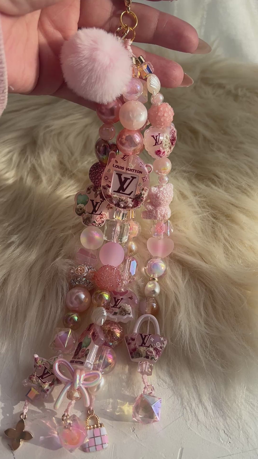 4-Strand Luxe Charm | Statement Planner & Purse Charm