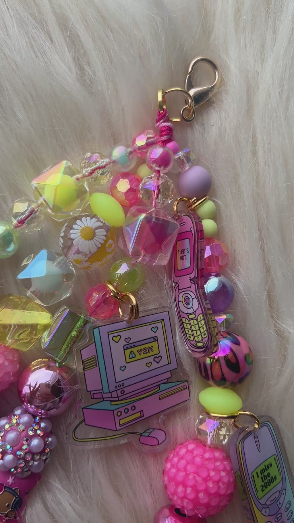 4-Strand Luxe Charm | Statement Planner & Purse Charm